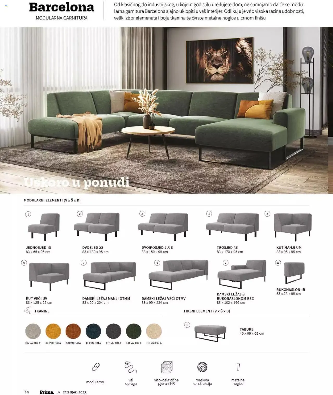 Katalog Katalog interijeri 2023 Prima od 20. veljače do 31. prosinca 2023. - Pregled Stranica 76