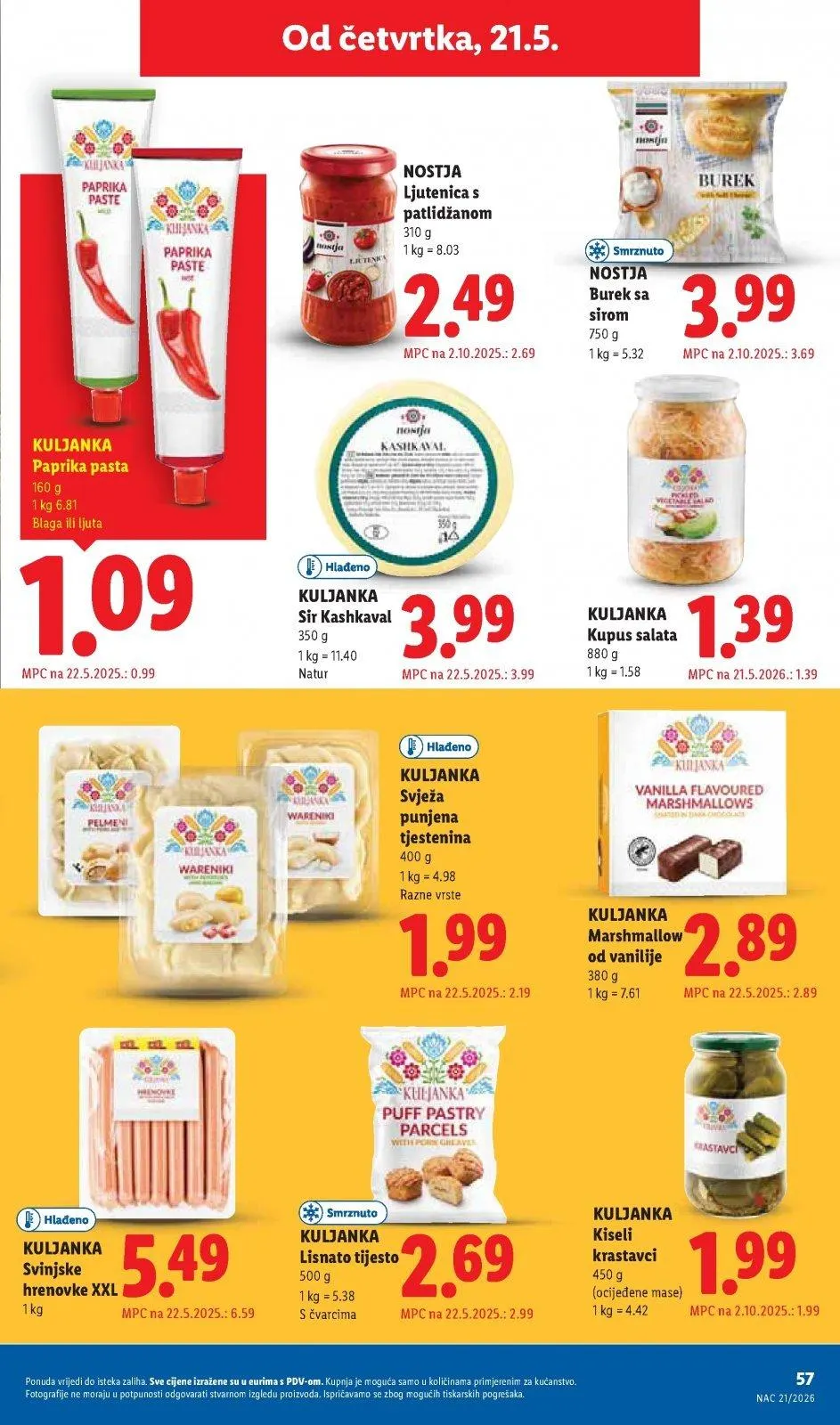 Katalog Lidl katalog do 24.05.2026 od 14. svibnja do 24. svibnja 2026. - Pregled Stranica 57