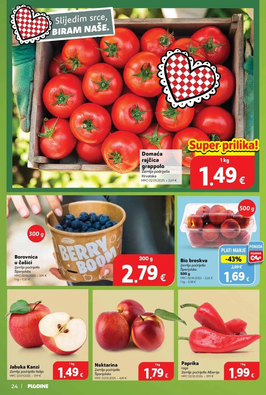 Katalog Plodine katalog do 23.06.2026 od 17. lipnja do 23. lipnja 2026. - Pregled Stranica 24