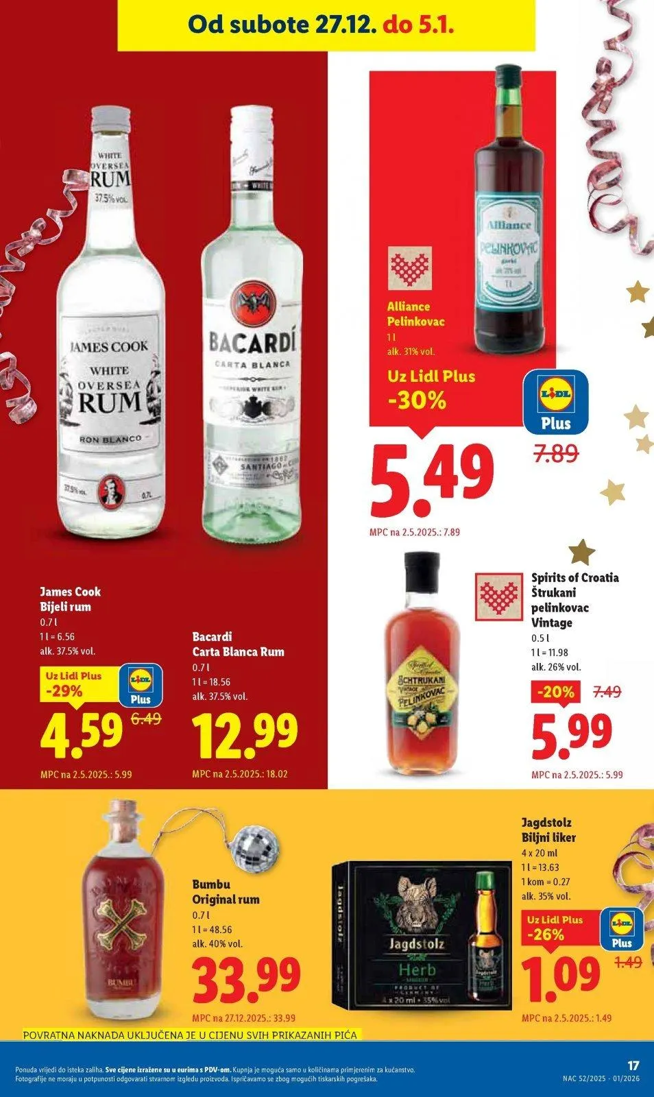 Katalog Lidl katalog do 05.01.2026 od 18. prosinca do 5. siječnja 2026. - Pregled Stranica 17