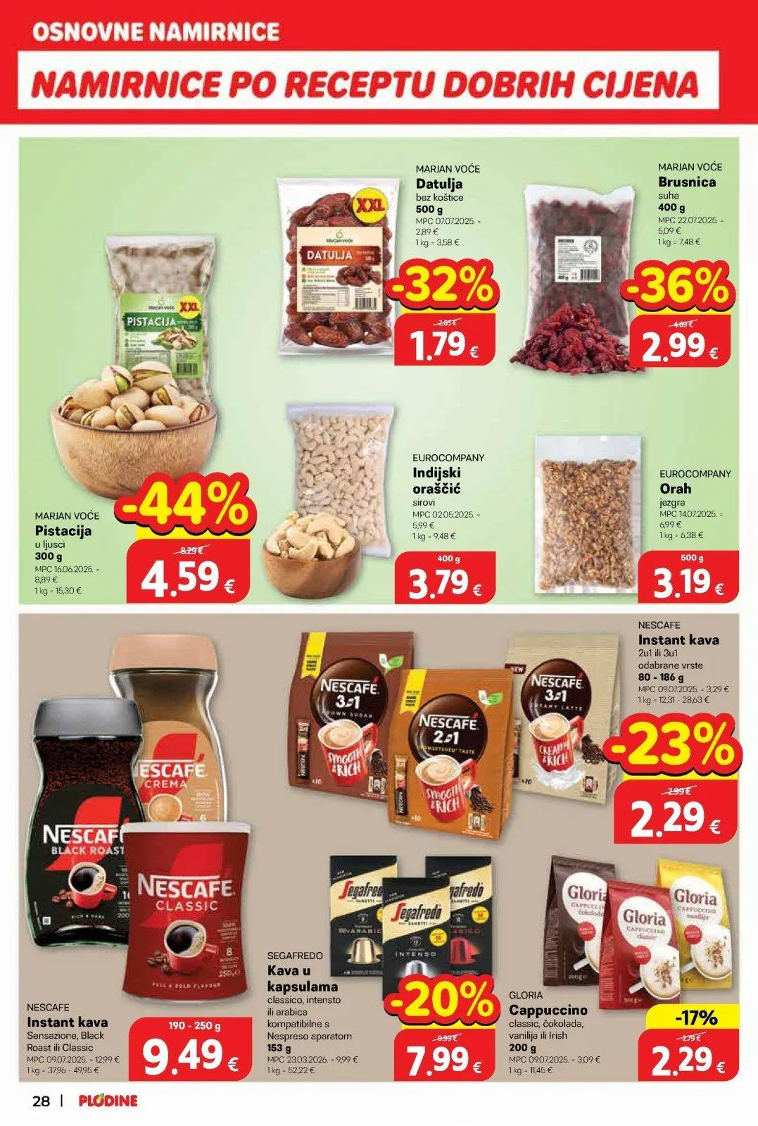 Katalog Plodine katalog do 21.04.2026 od 15. travnja do 21. travnja 2026. - Pregled Stranica 28