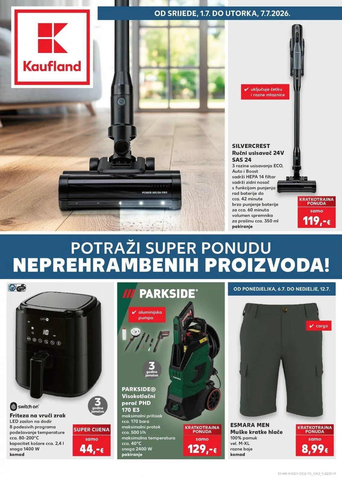Katalog Kaufland katalog do 07.07.2026 od 1. srpnja do 7. srpnja 2026. - Pregled Stranica 1