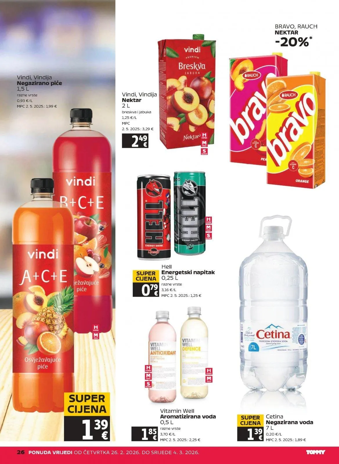 Katalog Tommy katalog do 04.03.2026 od 26. veljače do 4. ožujka 2026. - Pregled Stranica 26