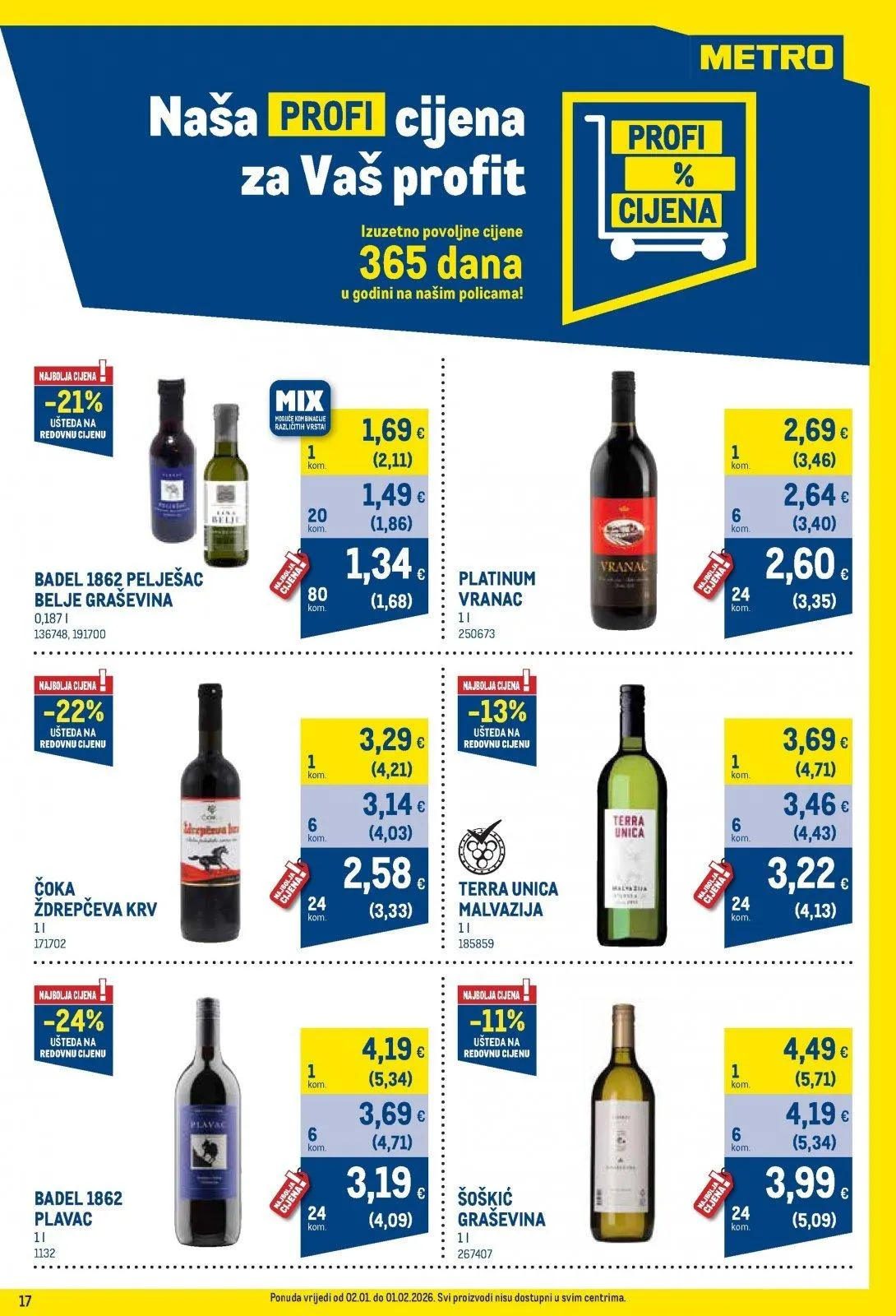 Katalog Metro katalog do 02.02.2026 od 15. siječnja do 2. veljače 2026. - Pregled Stranica 17
