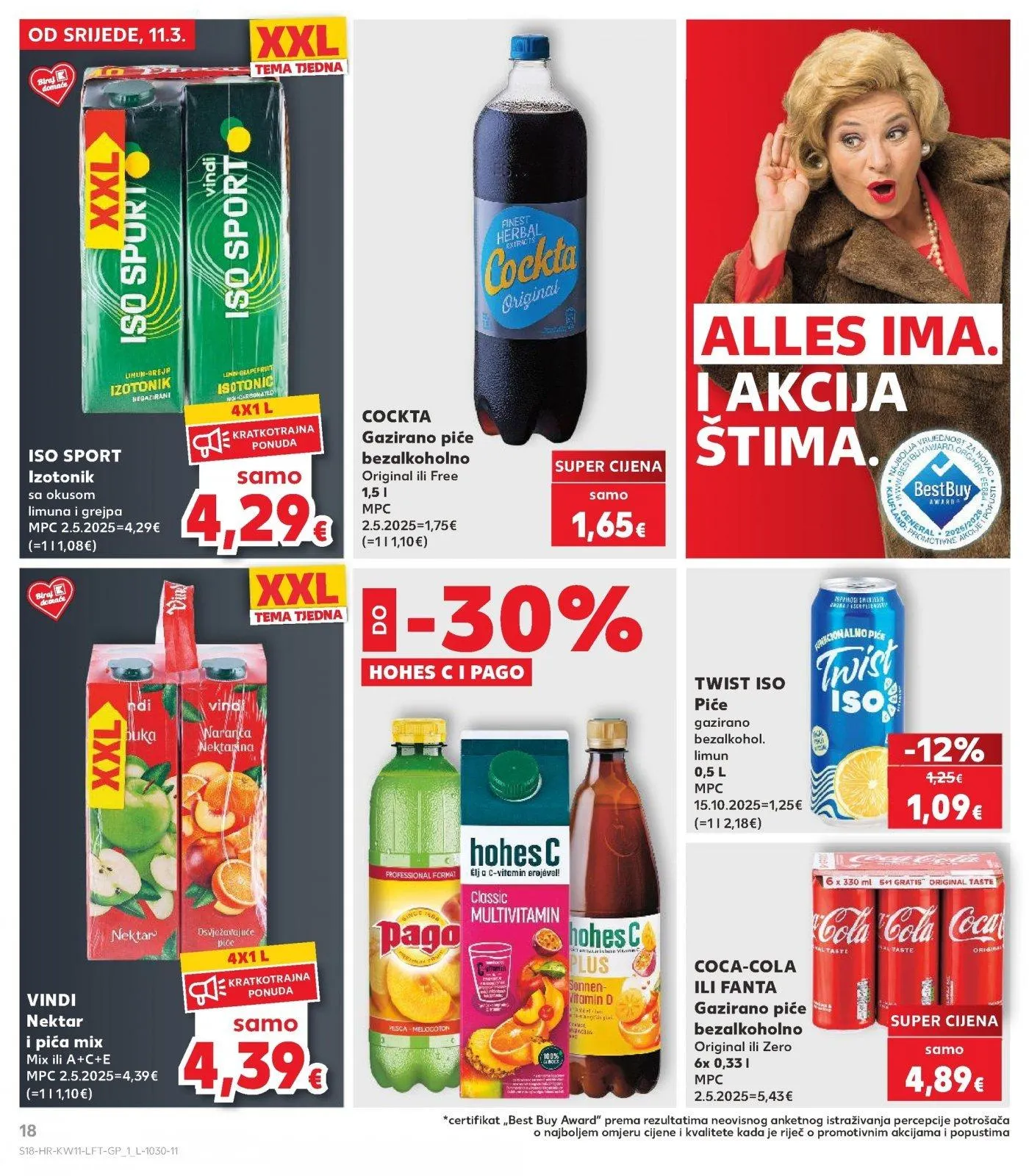 Katalog Kaufland katalog do 17.03.2026 od 11. ožujka do 17. ožujka 2026. - Pregled Stranica 18
