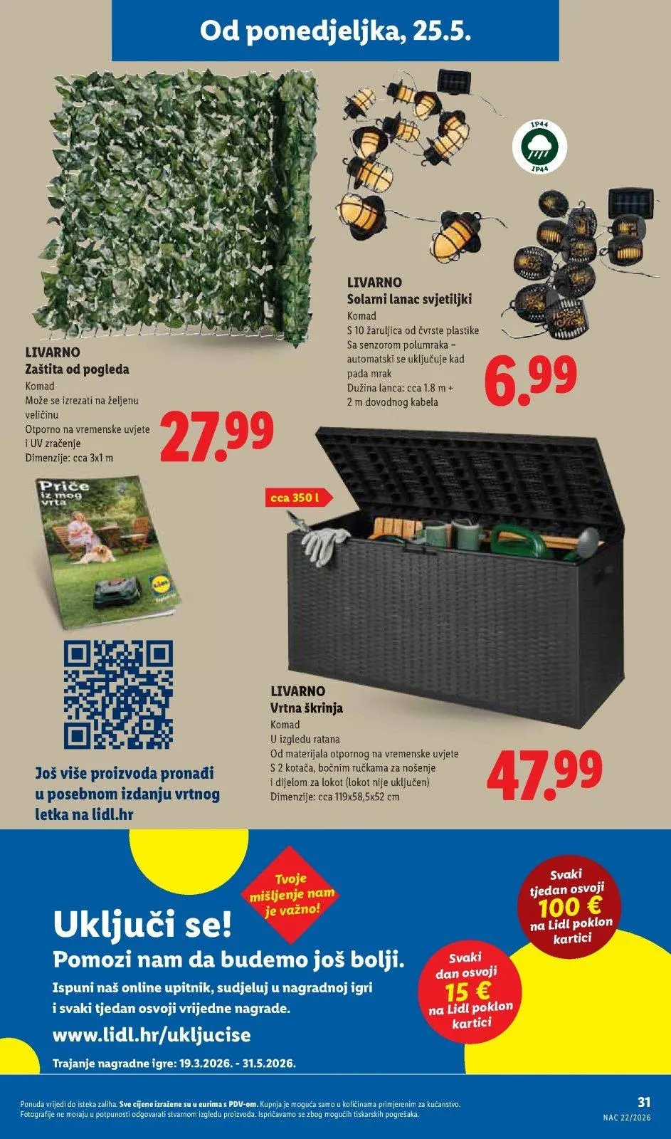 Katalog Lidl katalog do 31.05.2026 od 21. svibnja do 31. svibnja 2026. - Pregled Stranica 31