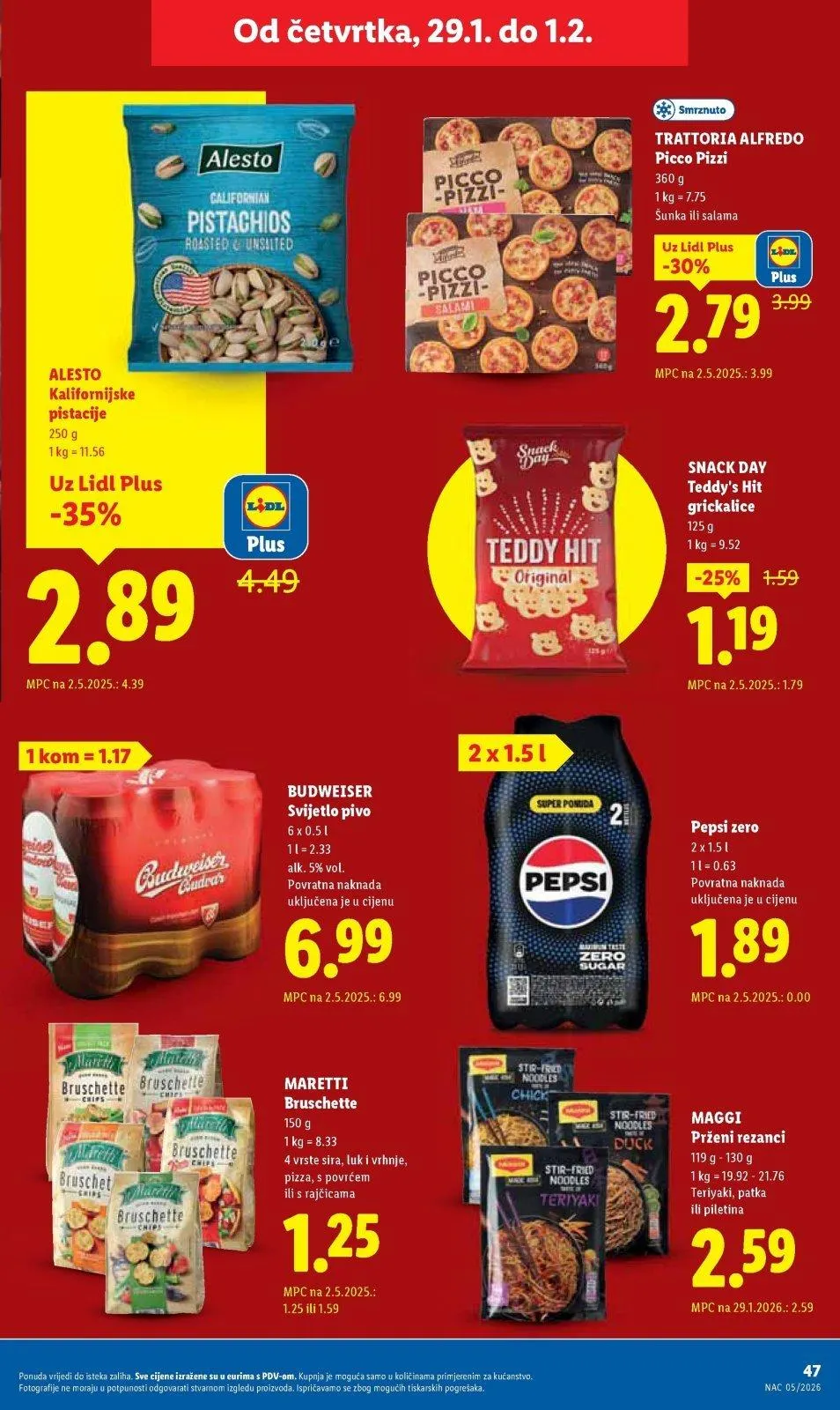 Katalog Lidl katalog do 01.02.2026 od 22. siječnja do 1. veljače 2026. - Pregled Stranica 47