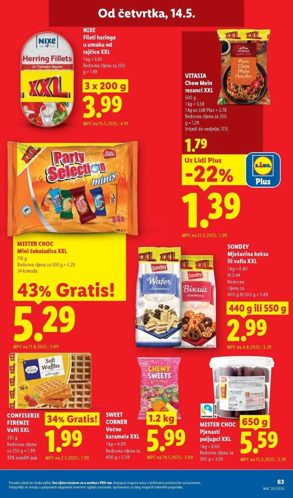 Katalog Lidl katalog do 17.05.2026 od 7. svibnja do 17. svibnja 2026. - Pregled Stranica 63