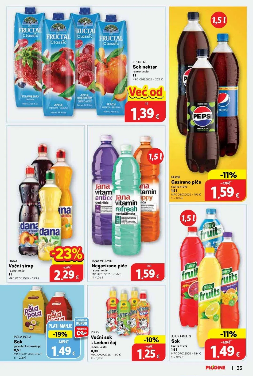 Katalog Plodine katalog do 10.03.2026 od 5. ožujka do 10. ožujka 2026. - Pregled Stranica 35