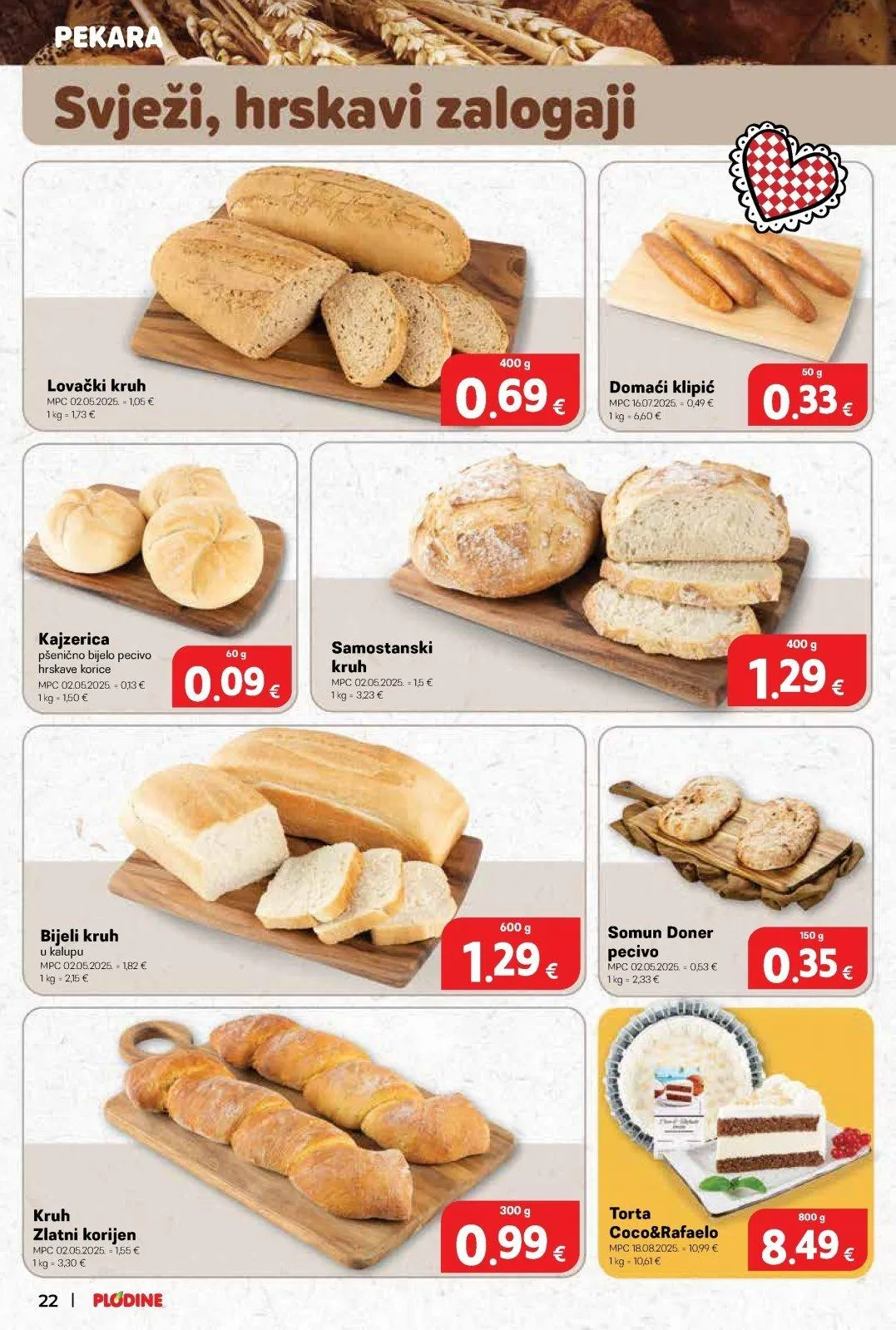 Katalog Plodine katalog do 11.11.2025 od 6. studenoga do 11. studenoga 2025. - Pregled Stranica 22