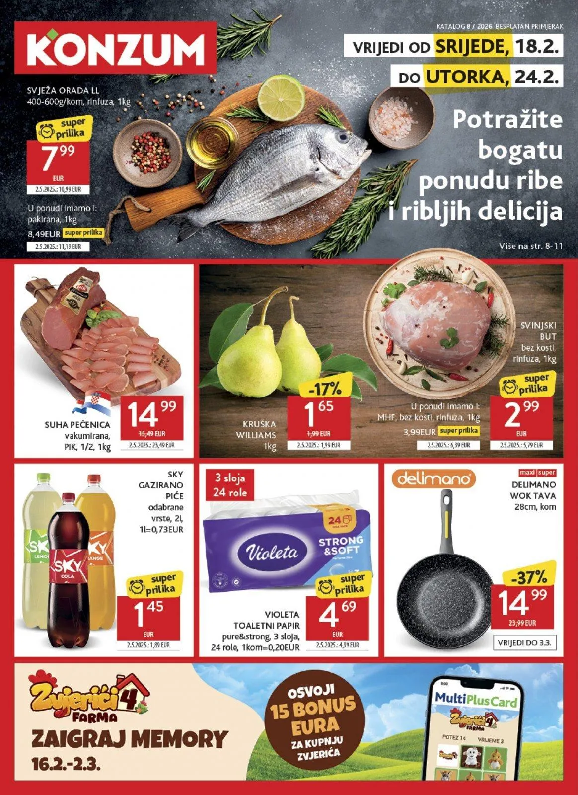 Katalog Konzum katalog do 24.02.2026 od 19. veljače do 24. veljače 2026. - Pregled Stranica 1
