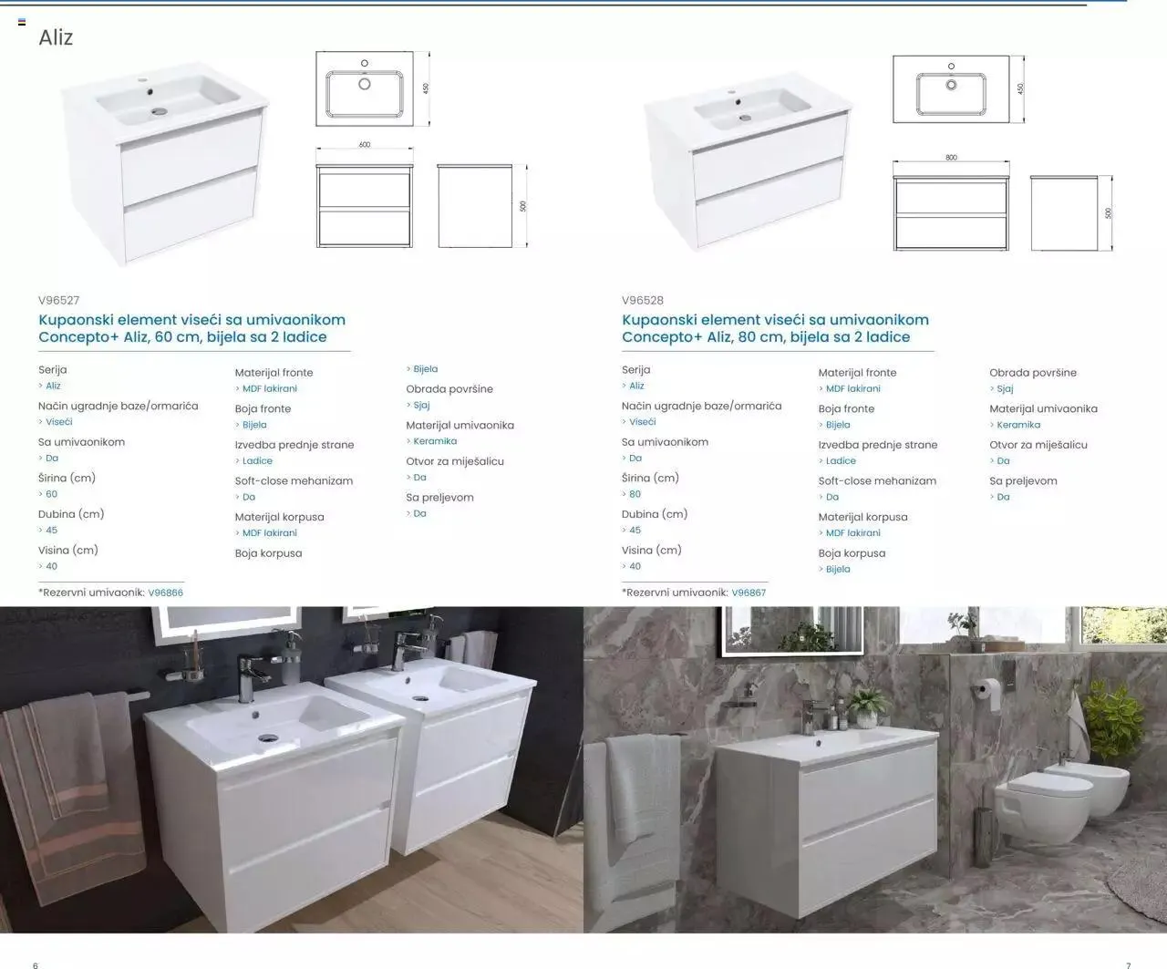 Katalog Kupaonski namještaj i ogledala 2023 Fero-term od 13. ožujka do 31. prosinca 2023. - Pregled Stranica 4