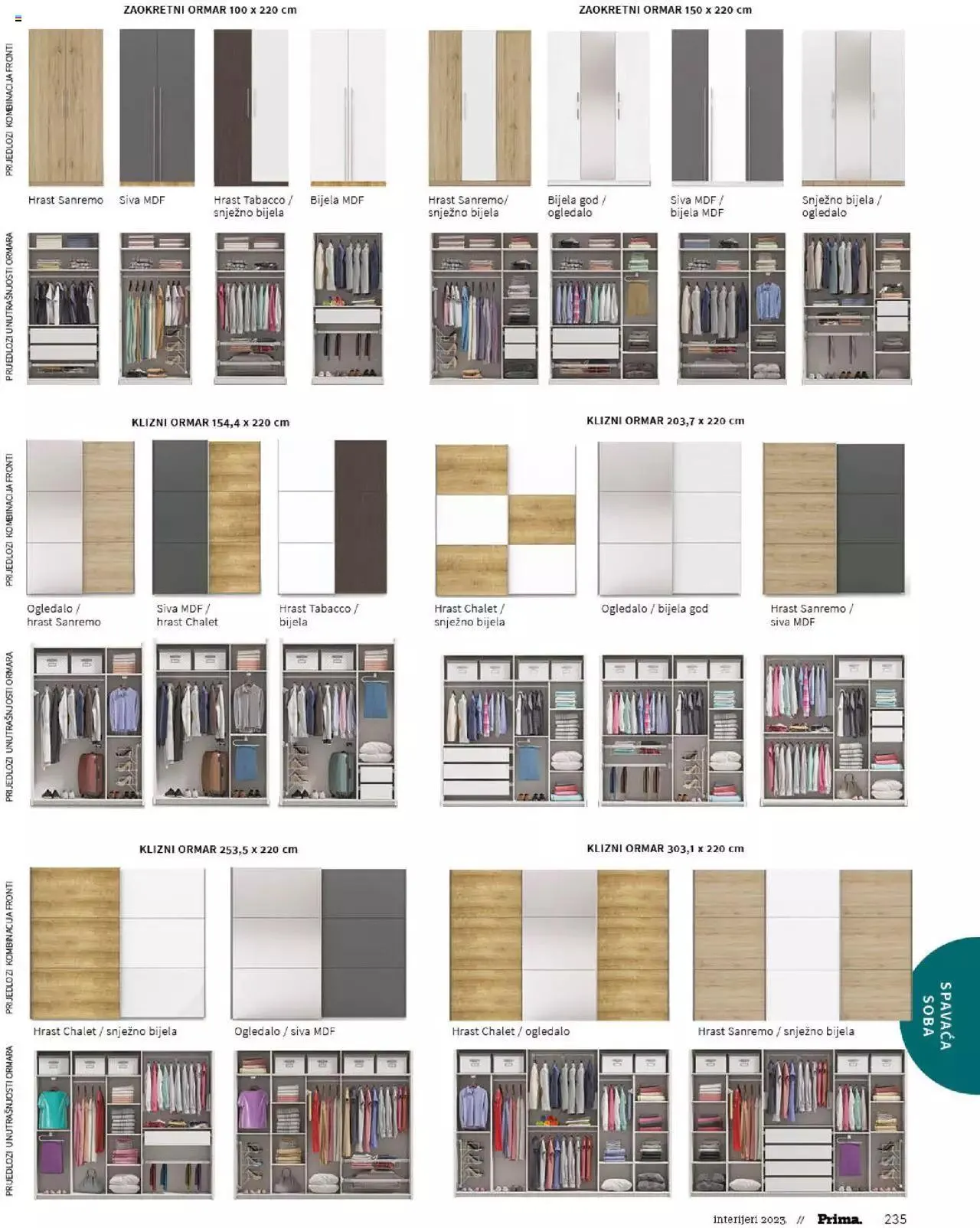 Katalog Katalog interijeri 2023 Prima od 20. veljače do 31. prosinca 2023. - Pregled Stranica 237