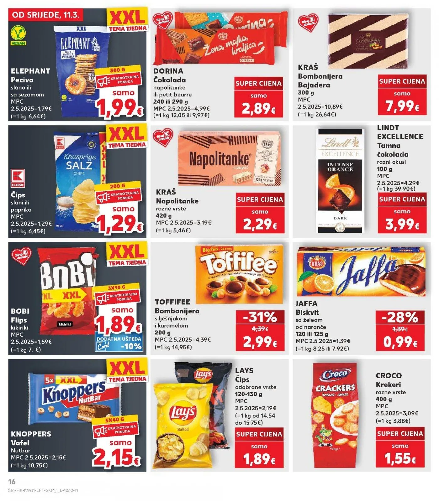 Katalog Kaufland katalog do 17.03.2026 od 11. ožujka do 17. ožujka 2026. - Pregled Stranica 16