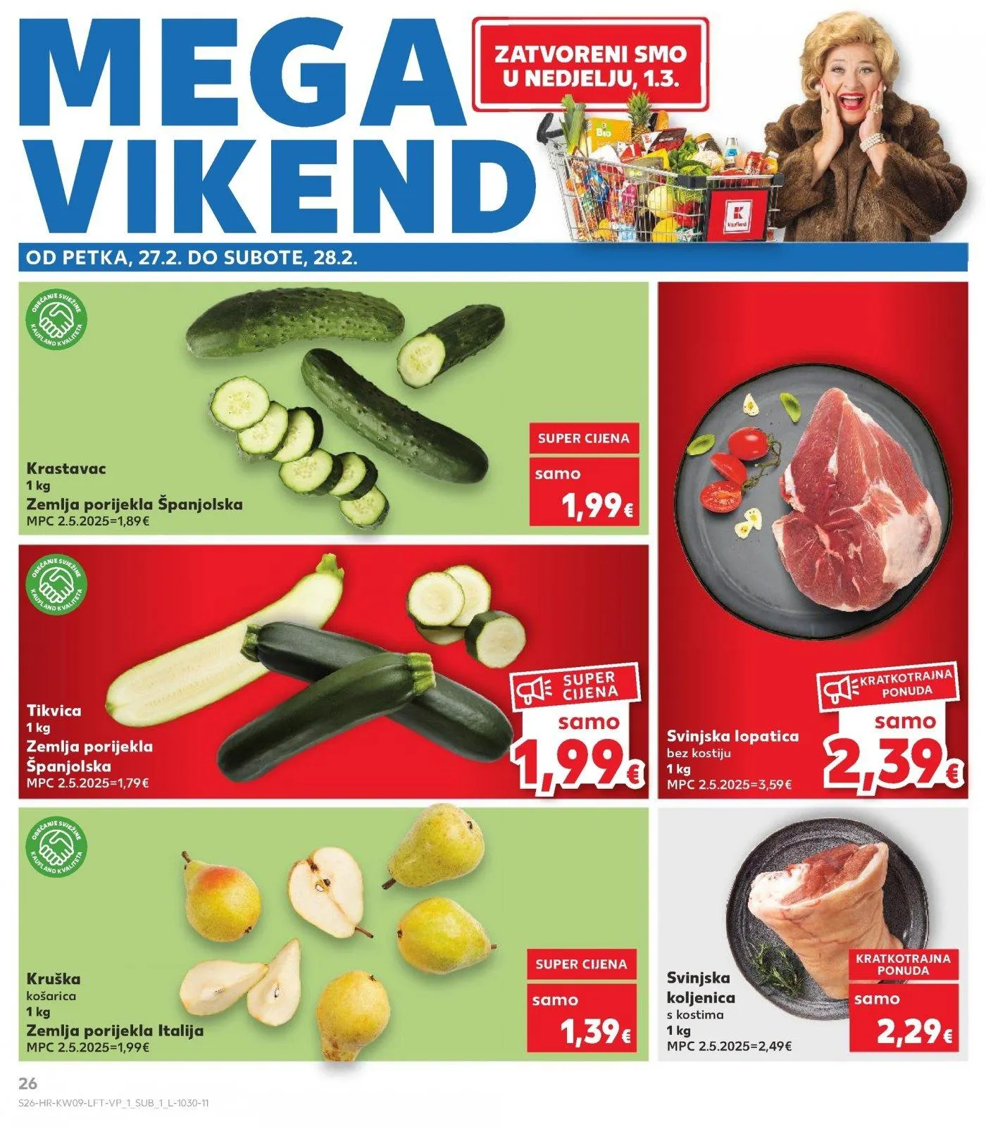 Katalog Kaufland katalog do 03.03.2026 od 25. veljače do 3. ožujka 2026. - Pregled Stranica 26