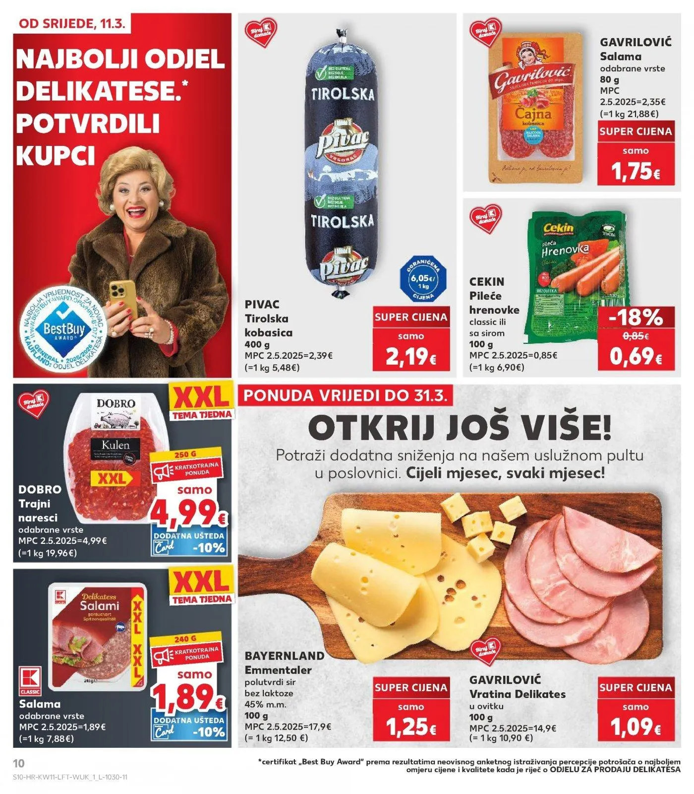 Katalog Kaufland katalog do 17.03.2026 od 11. ožujka do 17. ožujka 2026. - Pregled Stranica 10