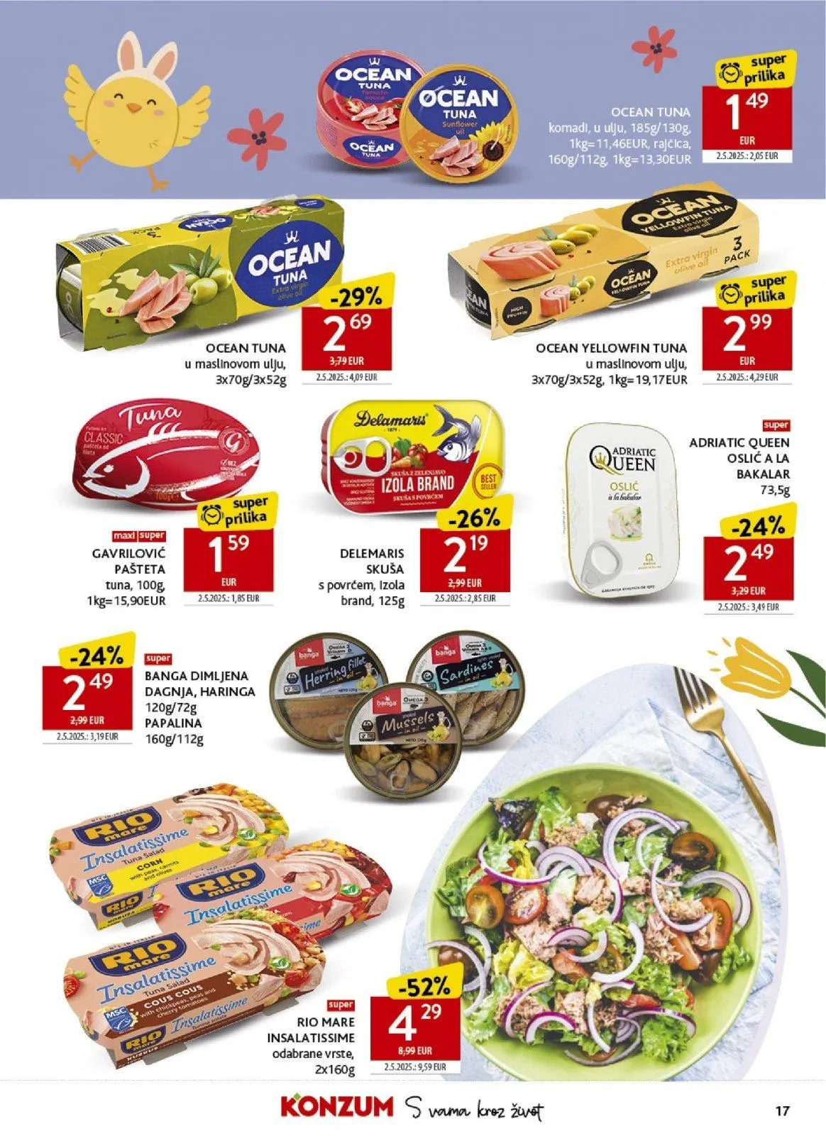 Katalog Konzum katalog do 04.04.2026 od 26. ožujka do 4. travnja 2026. - Pregled Stranica 17