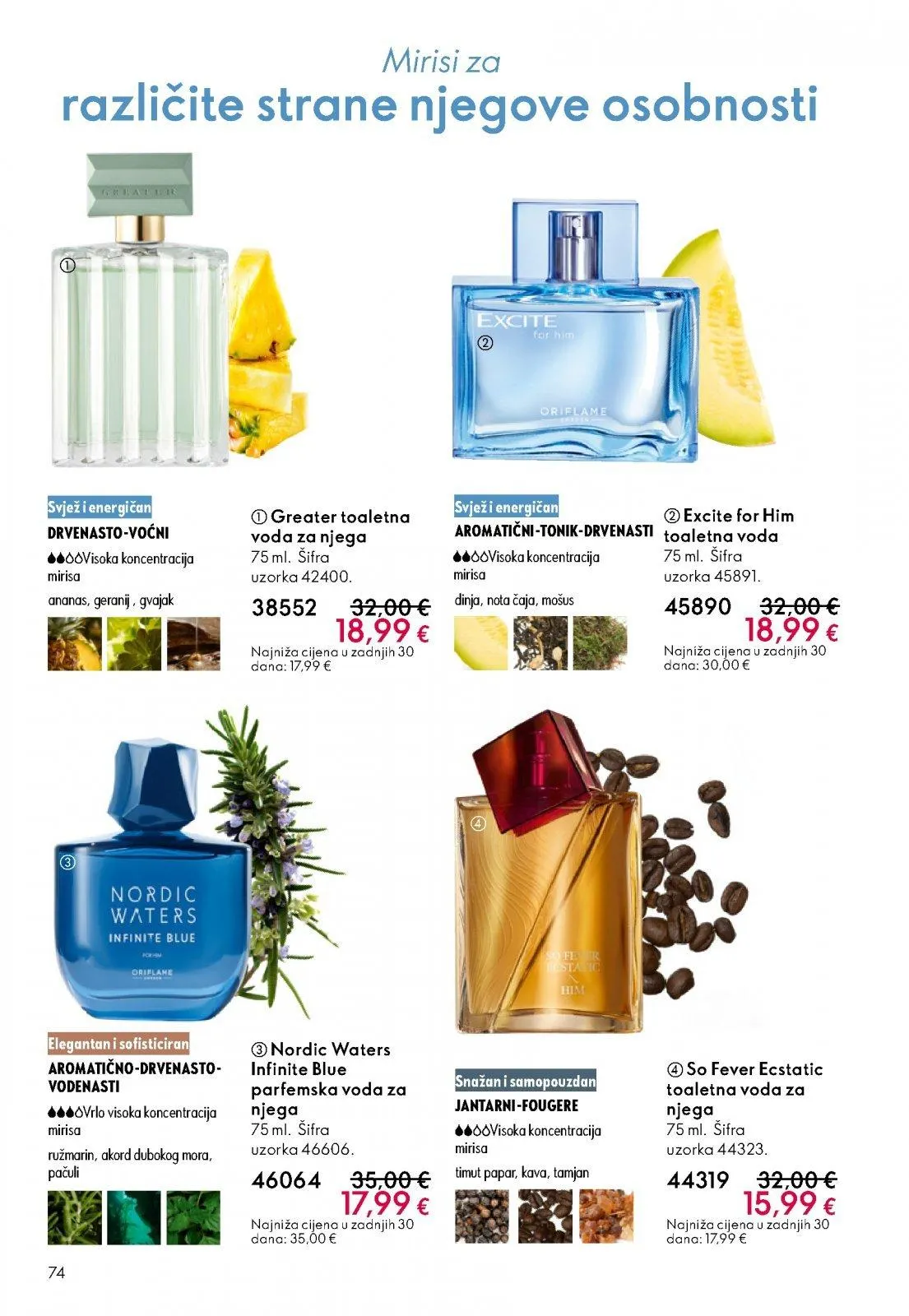 Katalog Oriflame katalog do 21.04.2026 od 2. travnja do 21. travnja 2026. - Pregled Stranica 74
