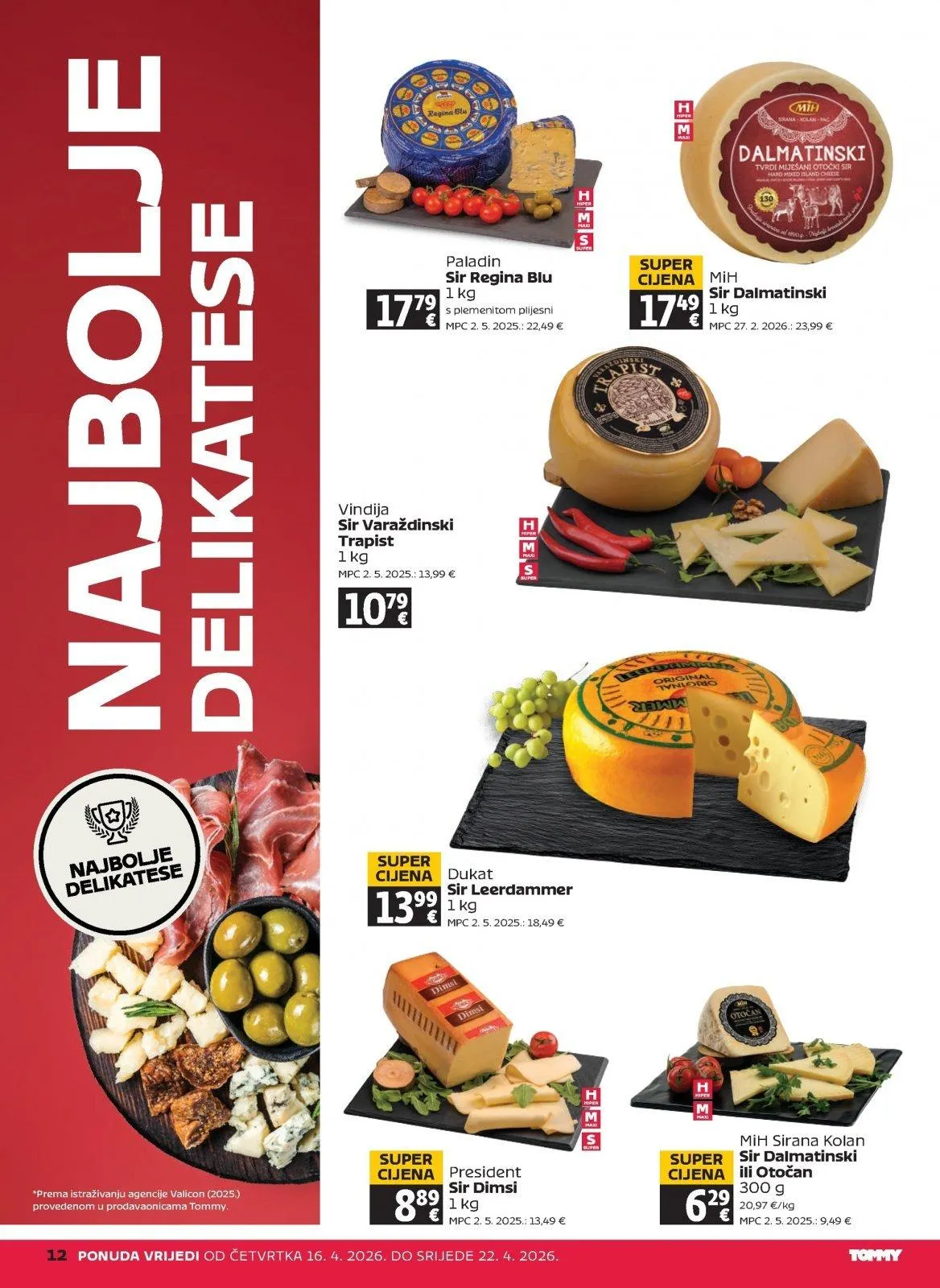 Katalog Tommy katalog do 22.04.2026 od 16. travnja do 22. travnja 2026. - Pregled Stranica 12