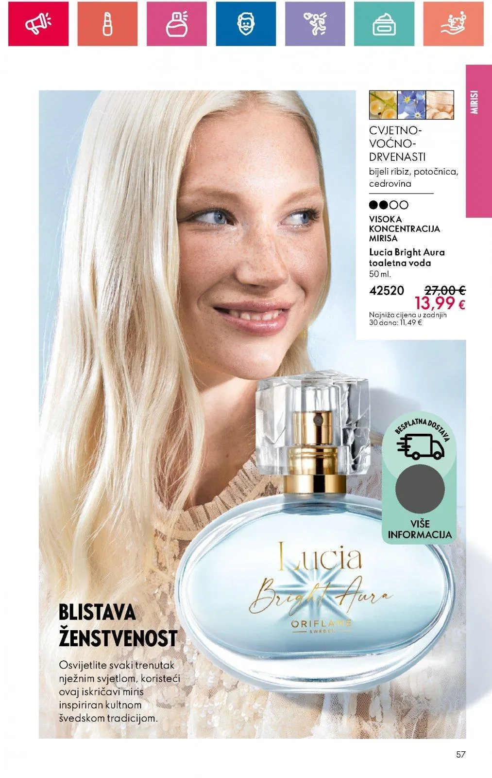 Katalog Oriflame katalog do 11.09.2024 od 29. kolovoza do 11. rujna 2024. - Pregled Stranica 57