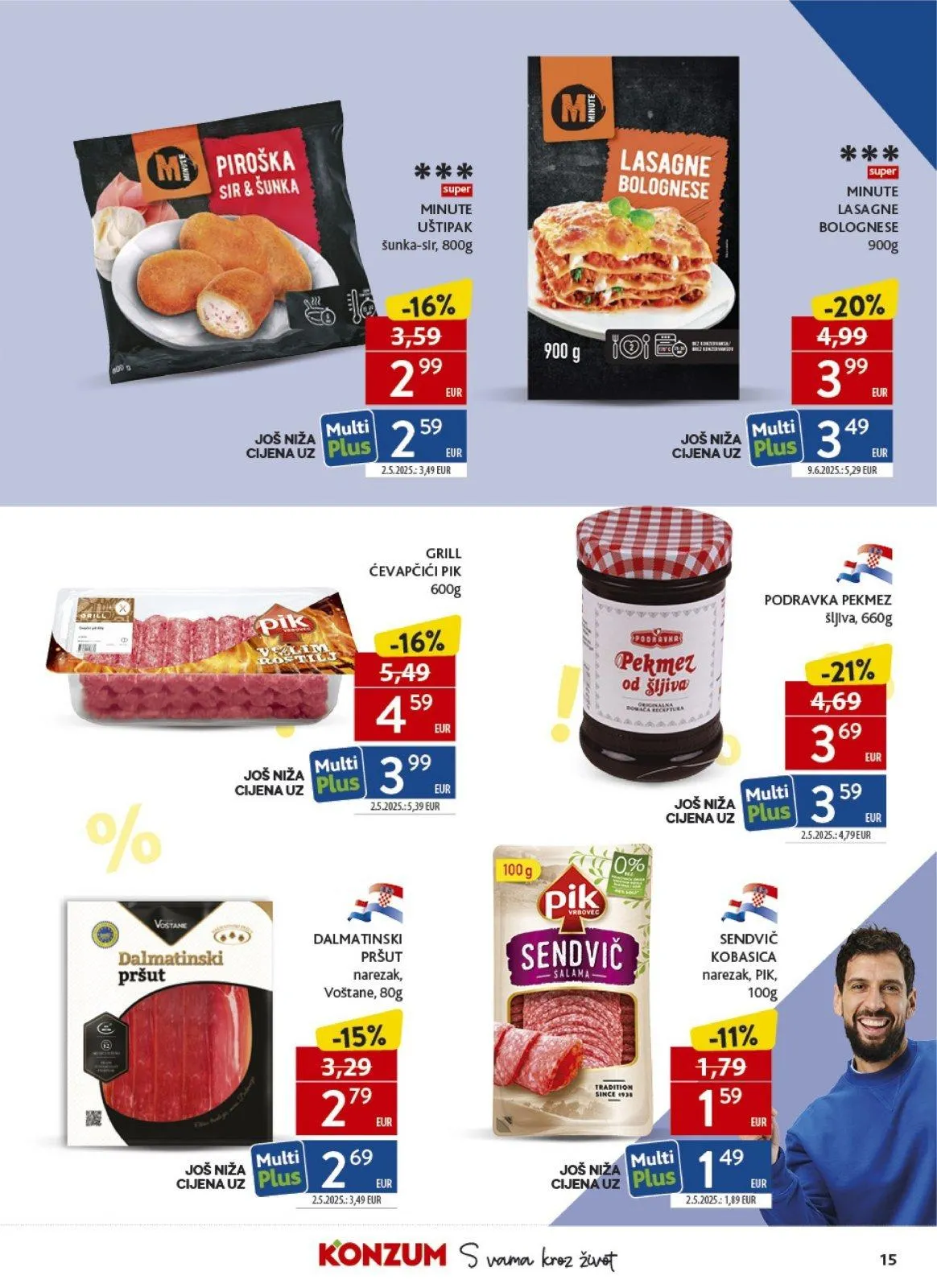 Katalog Konzum katalog do 19.05.2026 od 14. svibnja do 19. svibnja 2026. - Pregled Stranica 15