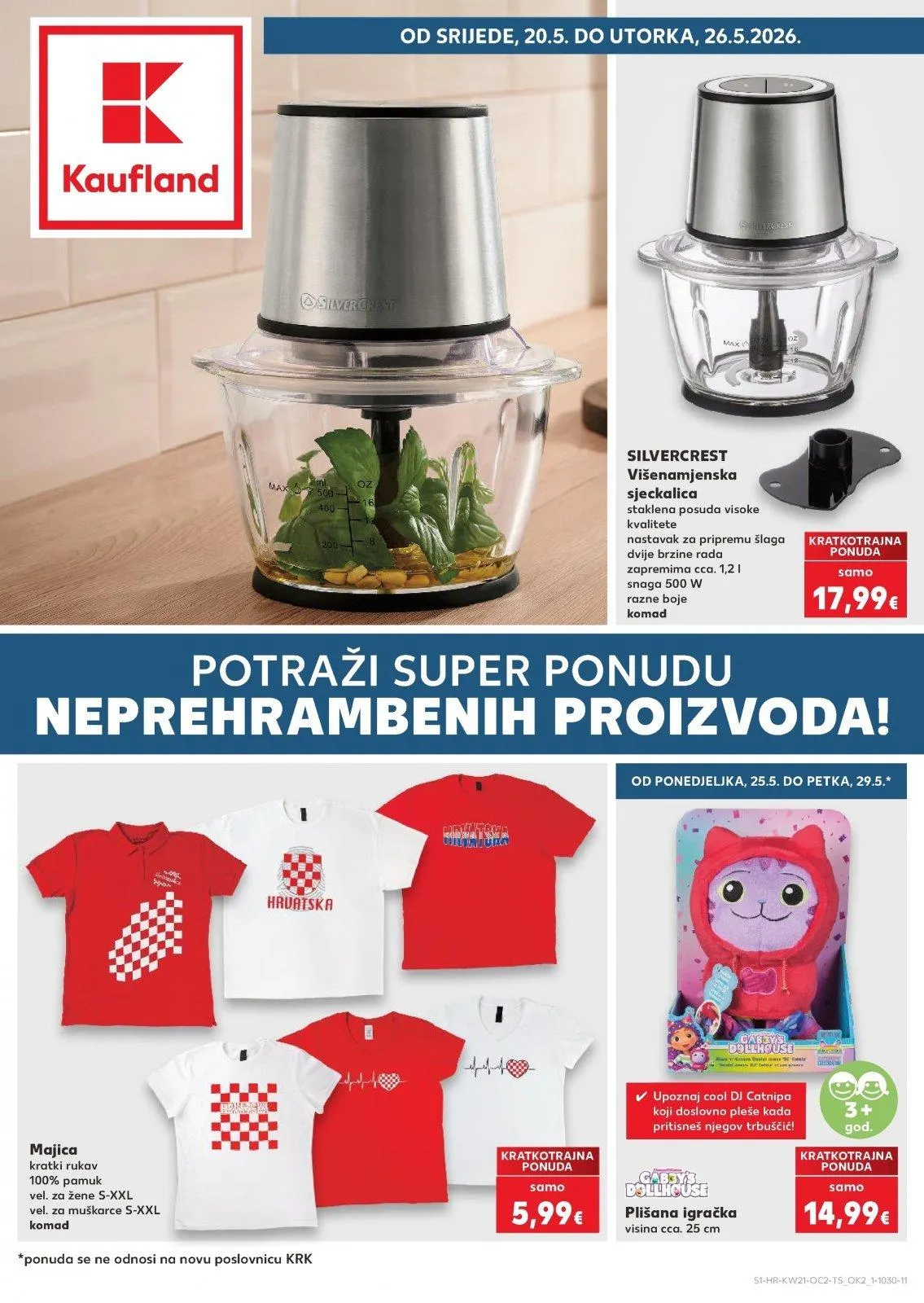 Katalog Kaufland katalog do 26.05.2026 od 20. svibnja do 26. svibnja 2026. - Pregled Stranica 1