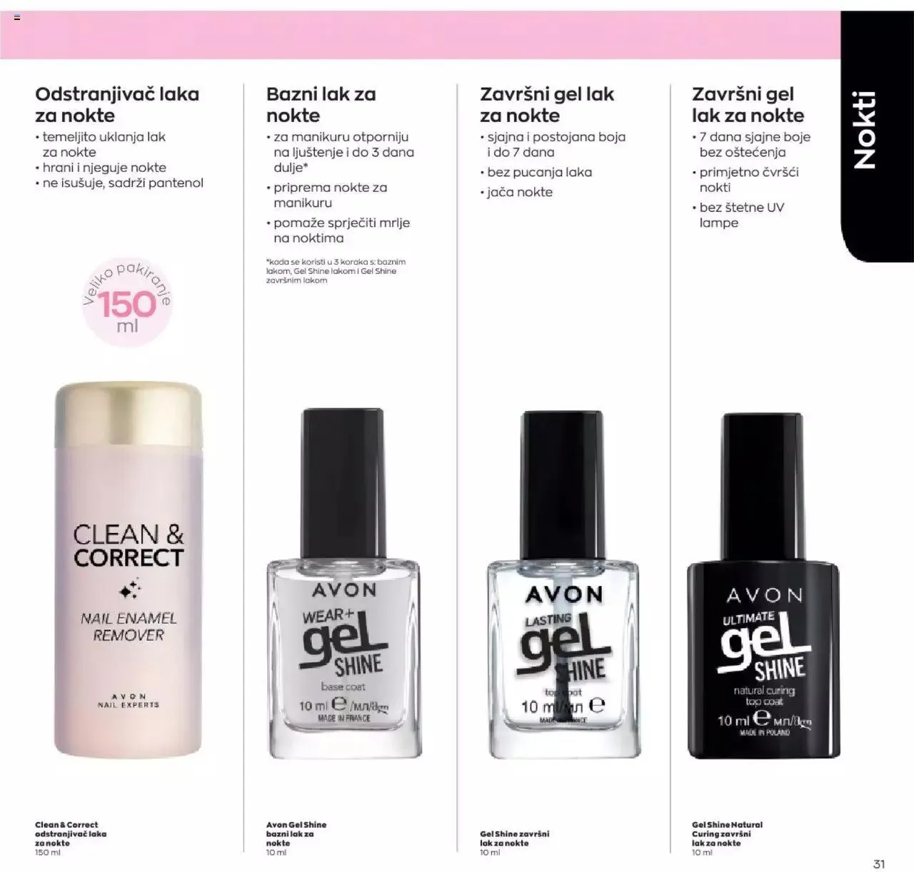 Katalog Avon katalog - Make-up vodič od 12. siječnja do 6. veljače 2024. - Pregled Stranica 31