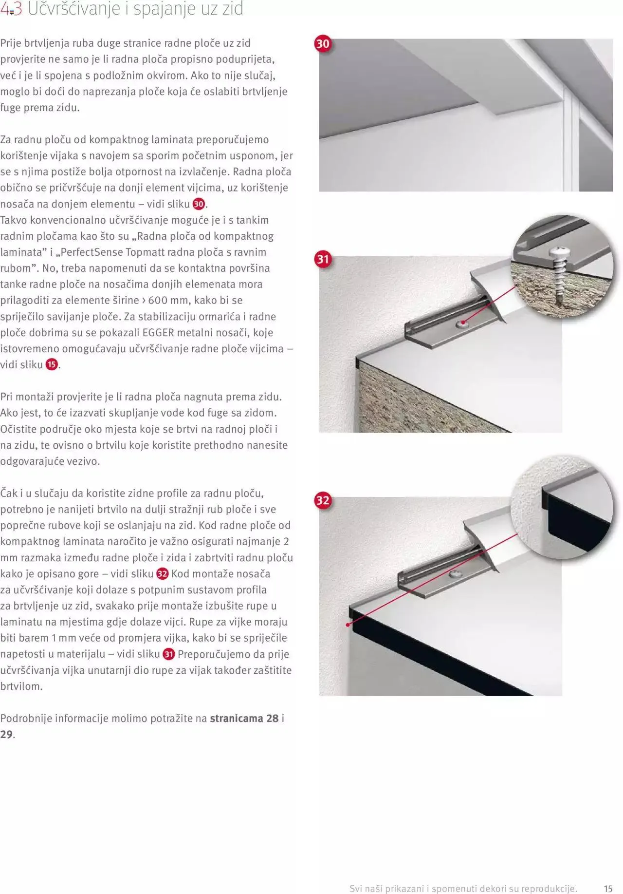 Katalog Elgrad - Egger radne ploče - Upute za preradu i dodaci od 1. travnja do 31. prosinca 2023. - Pregled Stranica 15
