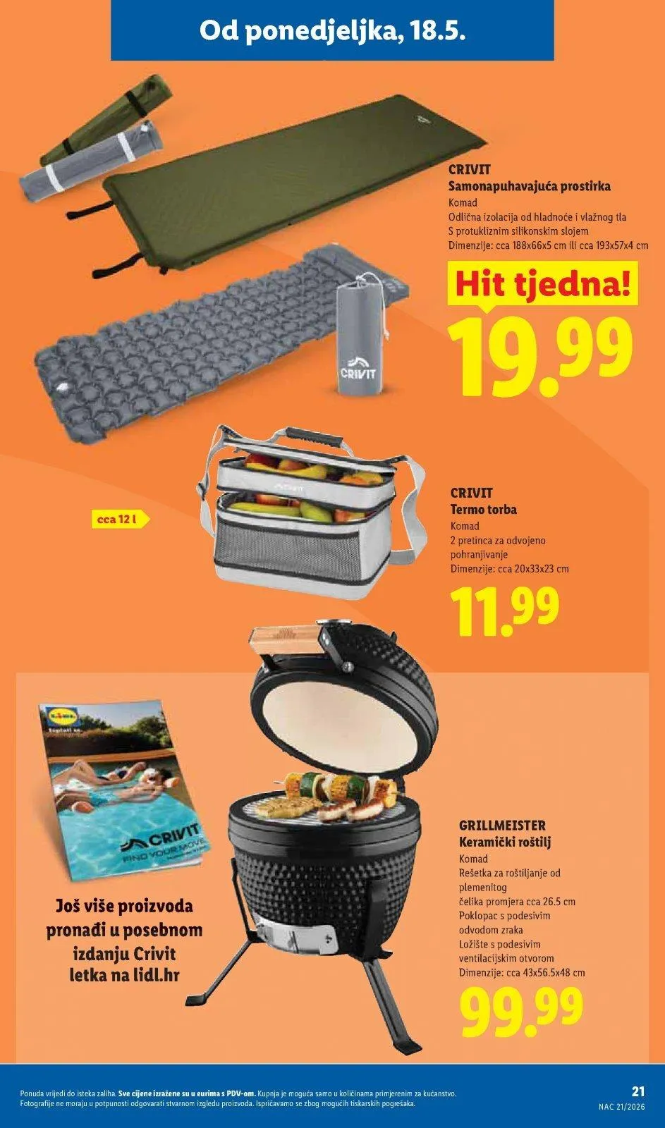 Katalog Lidl katalog do 24.05.2026 od 14. svibnja do 24. svibnja 2026. - Pregled Stranica 21