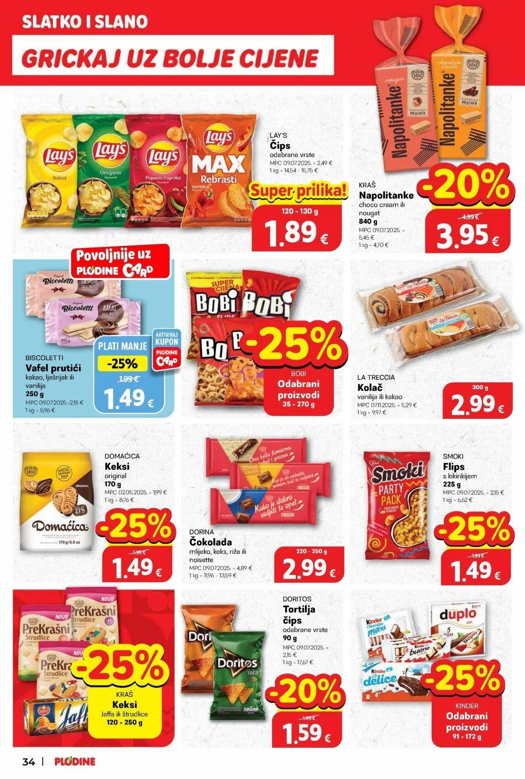 Katalog Plodine katalog do 17.03.2026 od 12. ožujka do 17. ožujka 2026. - Pregled Stranica 34