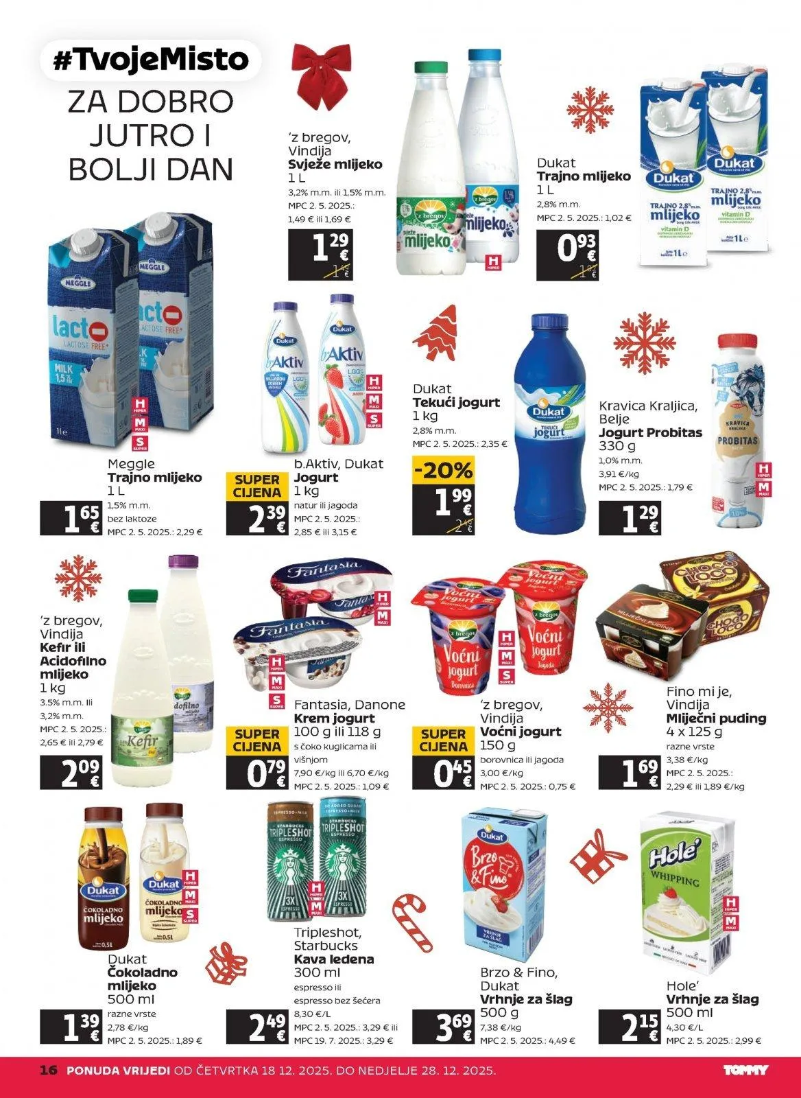 Katalog Tommy katalog do 28.12.2025 od 18. prosinca do 28. prosinca 2025. - Pregled Stranica 16