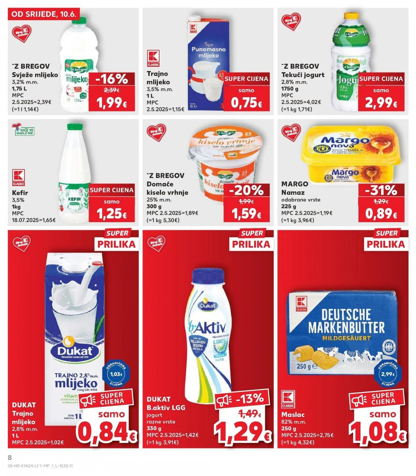 Katalog Kaufland katalog do 16.06.2026 od 10. lipnja do 16. lipnja 2026. - Pregled Stranica 8