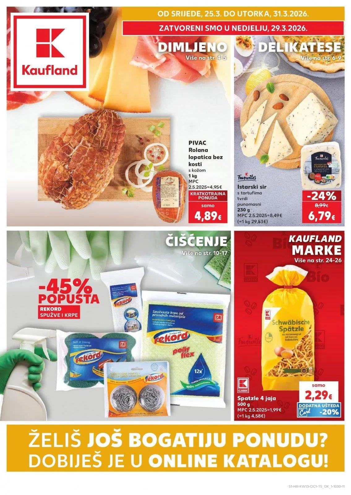 Katalog Kaufland katalog do 31.03.2026 od 25. ožujka do 31. ožujka 2026. - Pregled Stranica 1