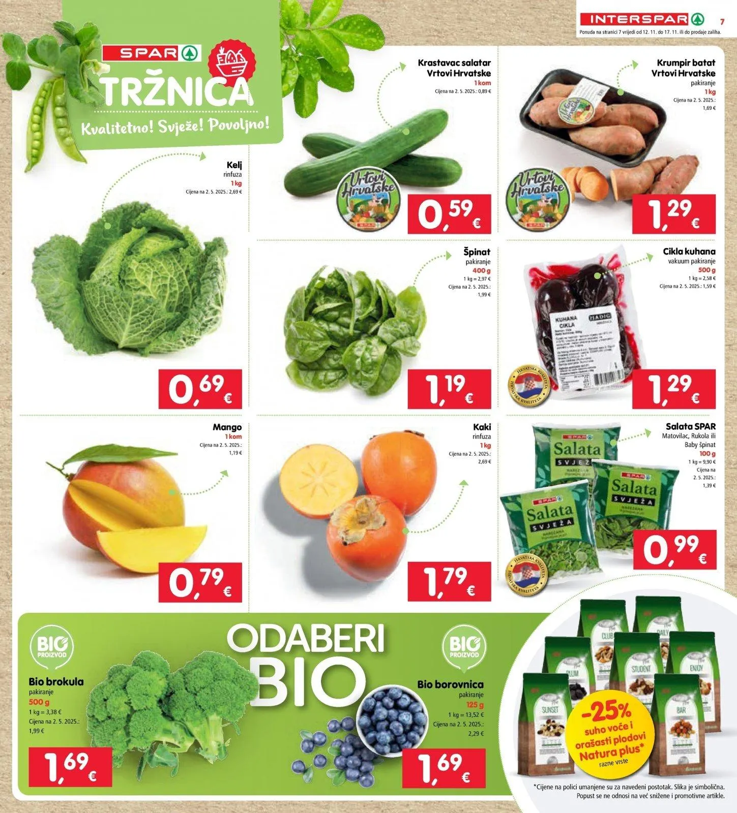 Katalog Interspar katalog do 18.11.2025 od 12. studenoga do 18. studenoga 2025. - Pregled Stranica 7