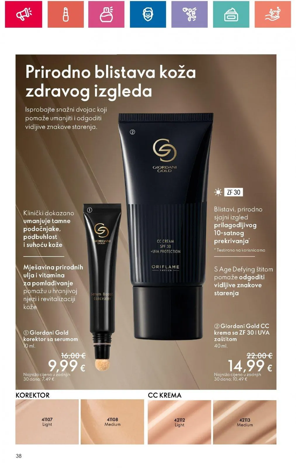 Katalog Oriflame katalog do 11.09.2024 od 29. kolovoza do 11. rujna 2024. - Pregled Stranica 38