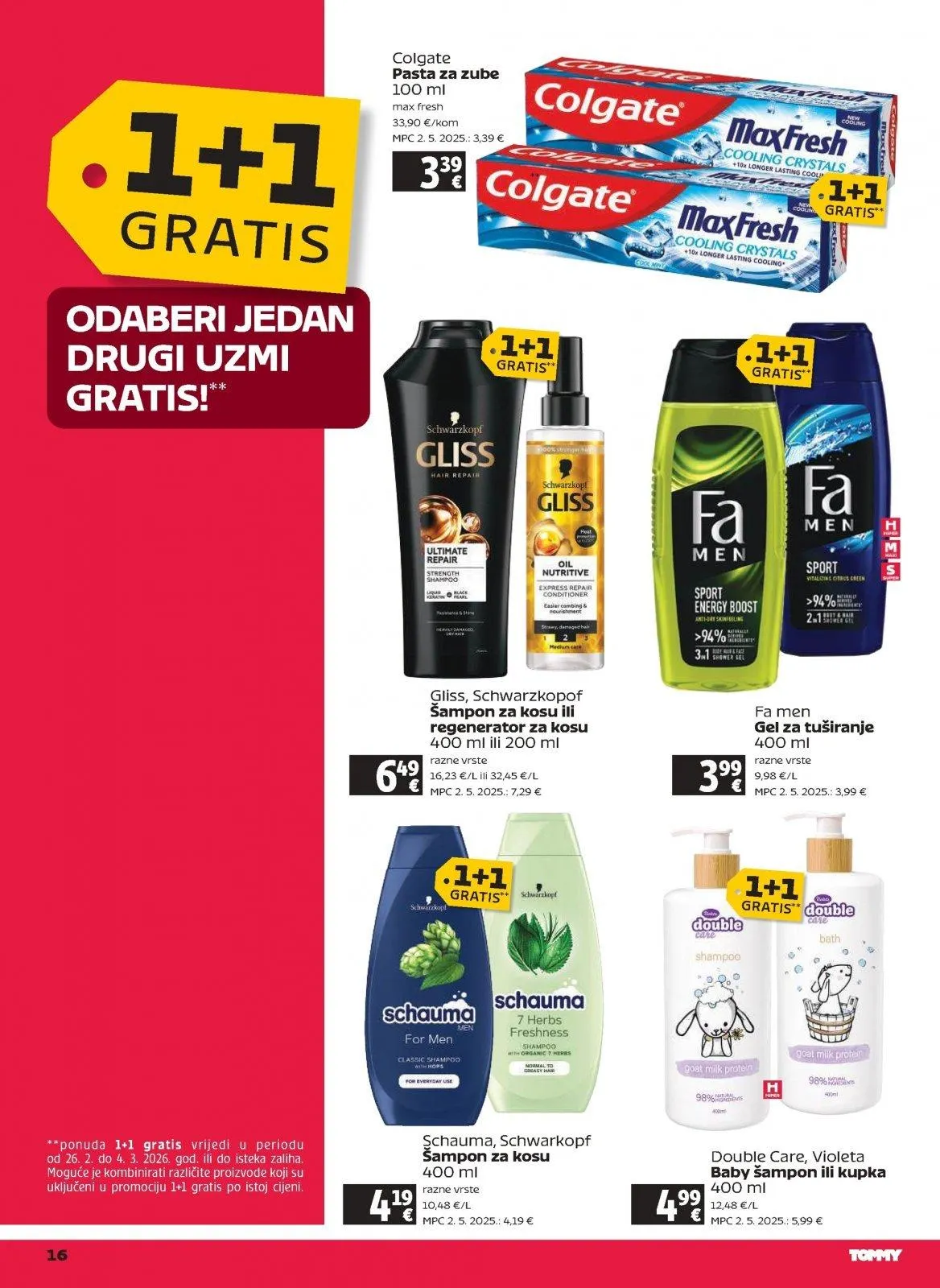 Katalog Tommy katalog do 04.03.2026 od 26. veljače do 4. ožujka 2026. - Pregled Stranica 16
