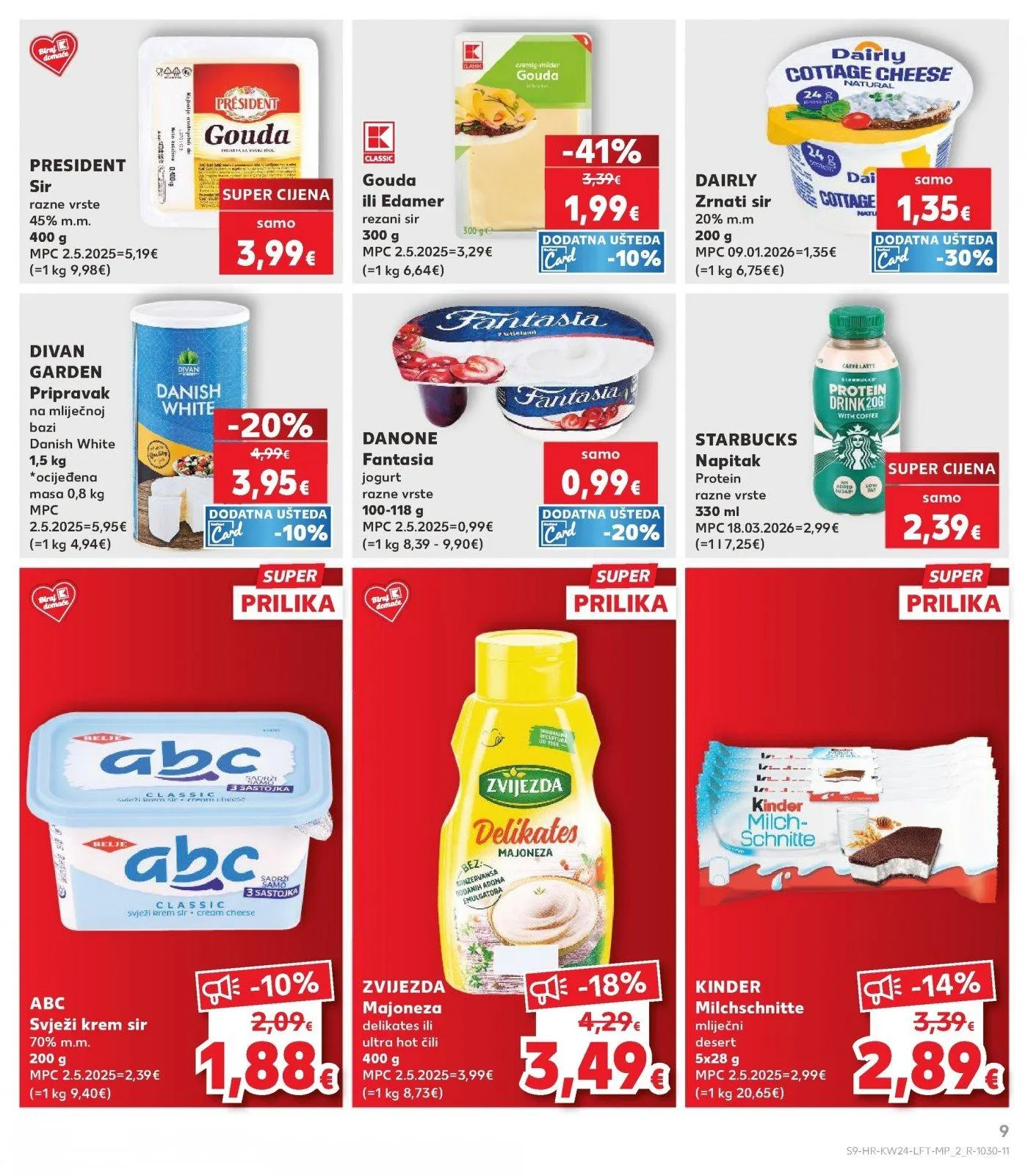 Katalog Kaufland katalog do 16.06.2026 od 10. lipnja do 16. lipnja 2026. - Pregled Stranica 9