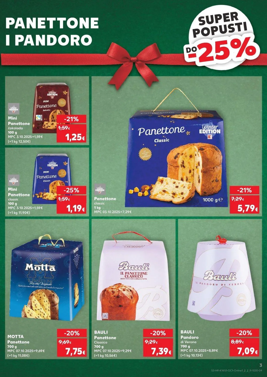 Katalog Kaufland katalog do 26.12.2025 od 17. prosinca do 26. prosinca 2025. - Pregled Stranica 3