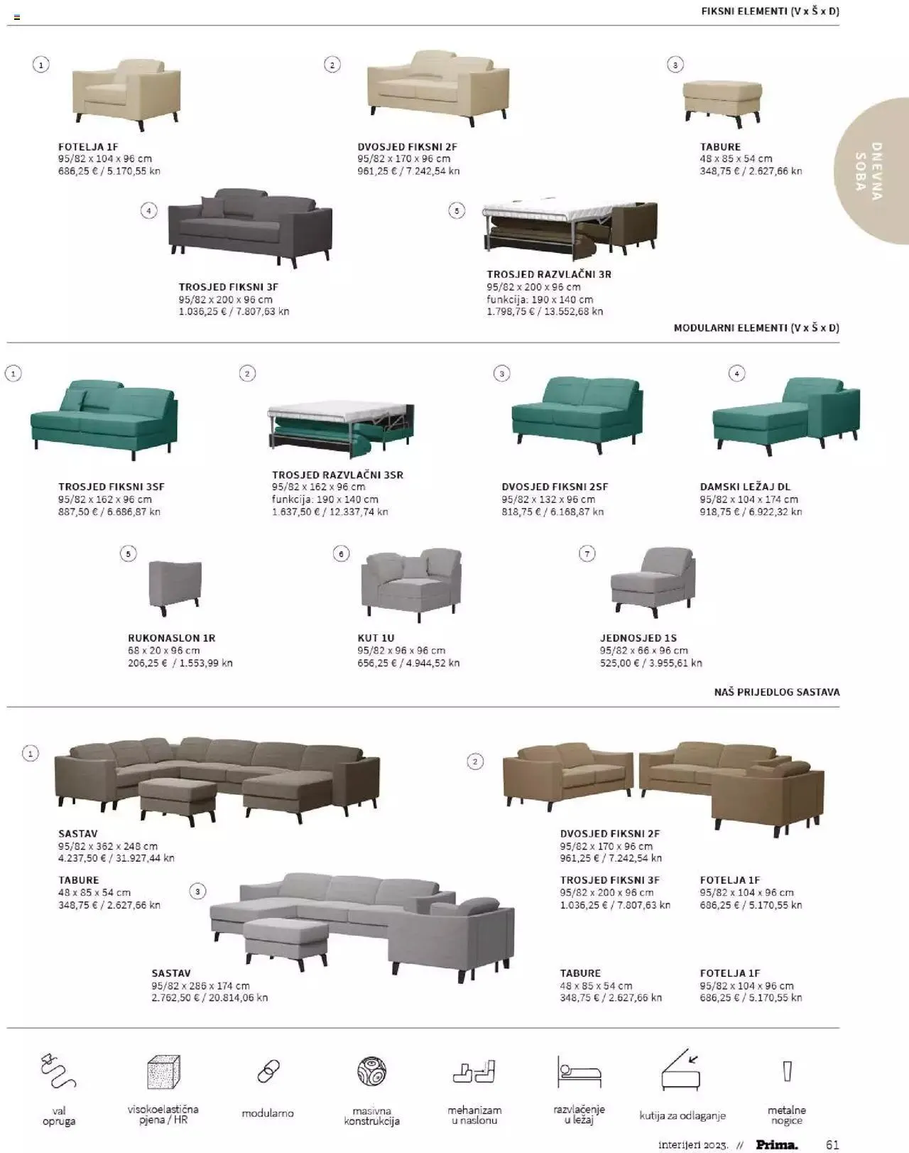 Katalog Katalog interijeri 2023 Prima od 20. veljače do 31. prosinca 2023. - Pregled Stranica 63
