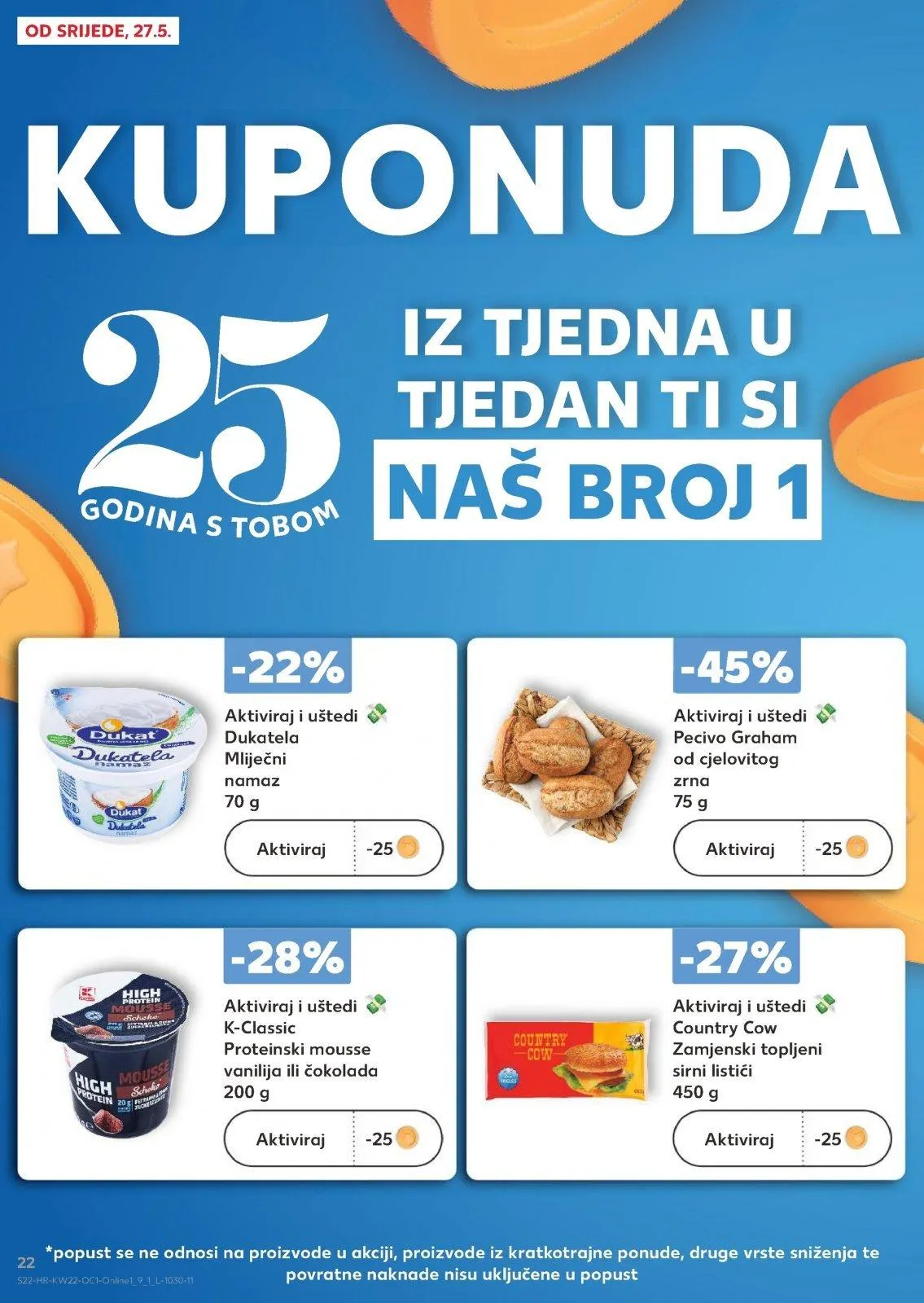 Katalog Kaufland katalog do 02.06.2026 od 27. svibnja do 2. lipnja 2026. - Pregled Stranica 22