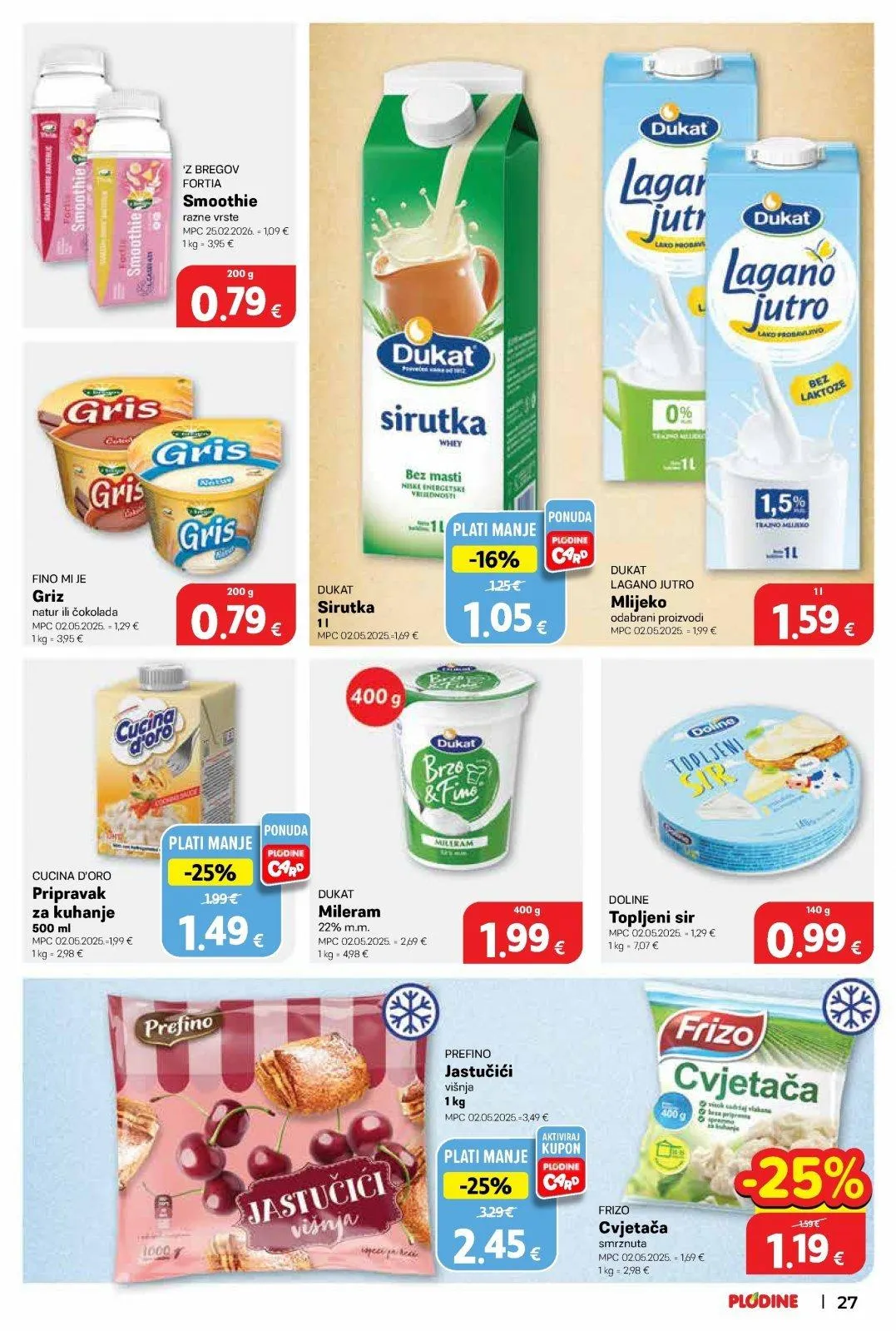Katalog Plodine katalog do 16.06.2026 od 9. lipnja do 16. lipnja 2026. - Pregled Stranica 27
