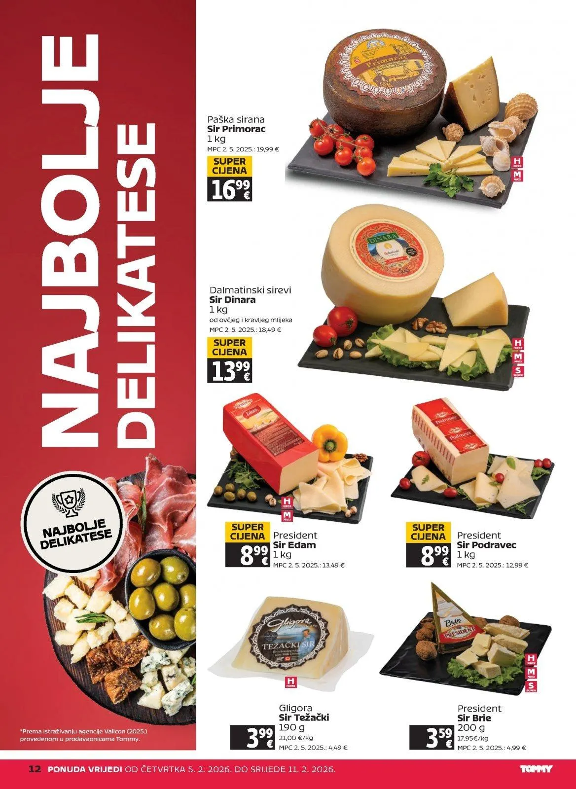Katalog Tommy katalog do 11.02.2026 od 5. veljače do 11. veljače 2026. - Pregled Stranica 12