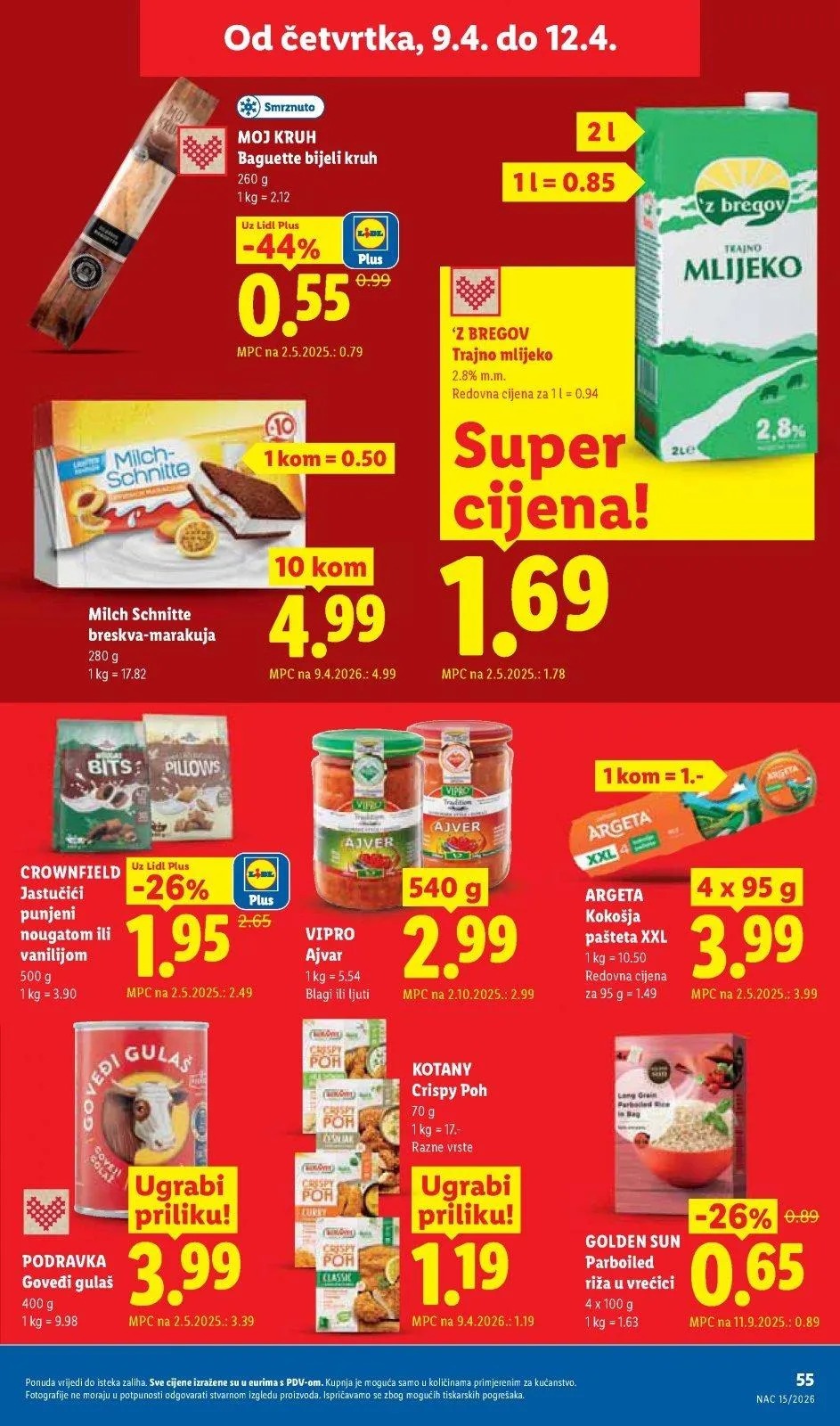 Katalog Lidl katalog do 12.04.2026 od 2. travnja do 12. travnja 2026. - Pregled Stranica 55