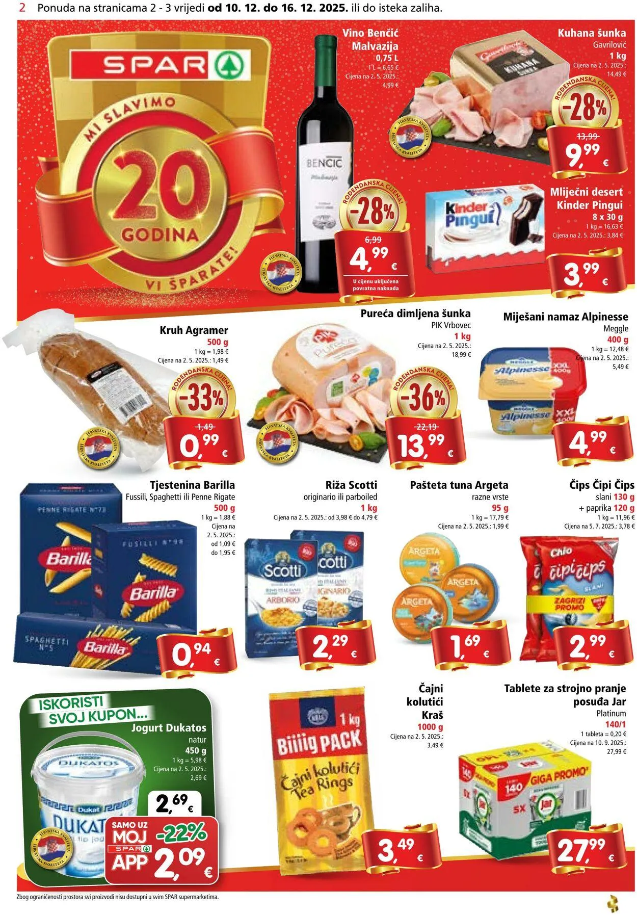 Katalog Spar od 10. prosinca do 16. prosinca 2025. - Pregled Stranica 2