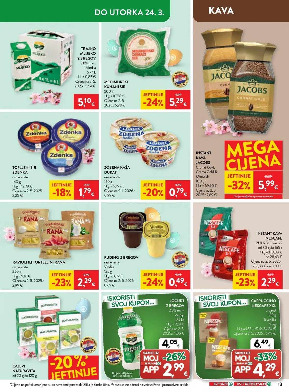 Katalog Spar katalog do 24.03.2026 od 19. ožujka do 24. ožujka 2026. - Pregled Stranica 13