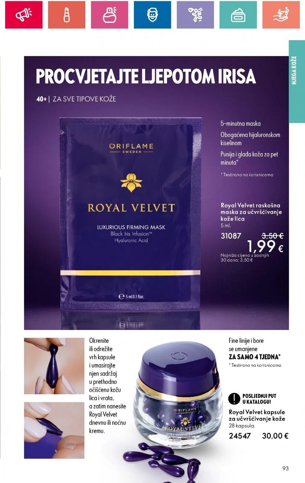 Katalog Oriflame katalog do 11.09.2024 od 29. kolovoza do 11. rujna 2024. - Pregled Stranica 93