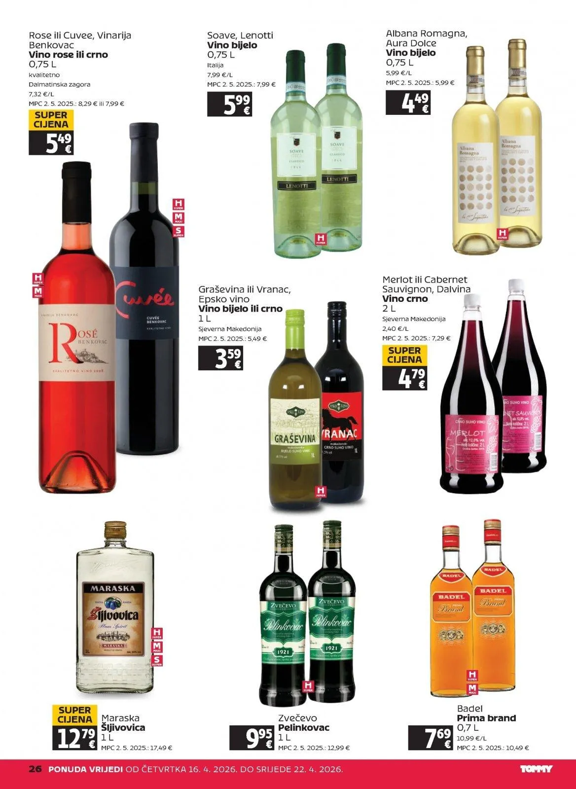 Katalog Tommy katalog do 22.04.2026 od 16. travnja do 22. travnja 2026. - Pregled Stranica 26