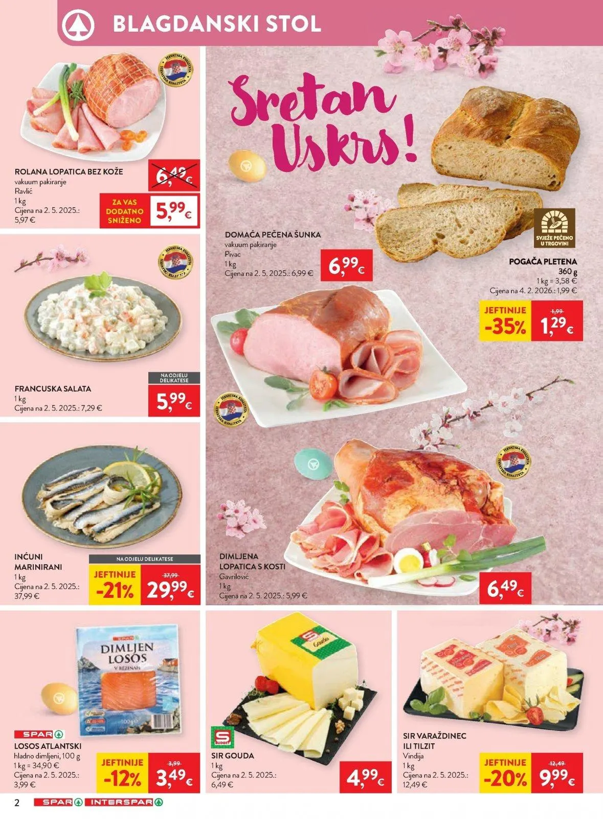 Katalog Interspar katalog do 07.04.2026 od 2. travnja do 7. travnja 2026. - Pregled Stranica 2