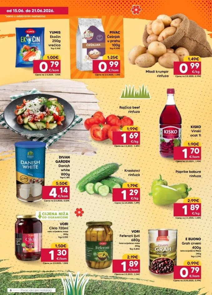Katalog Pivac katalog do 21.06.2026 od 15. lipnja do 21. lipnja 2026. - Pregled Stranica 6