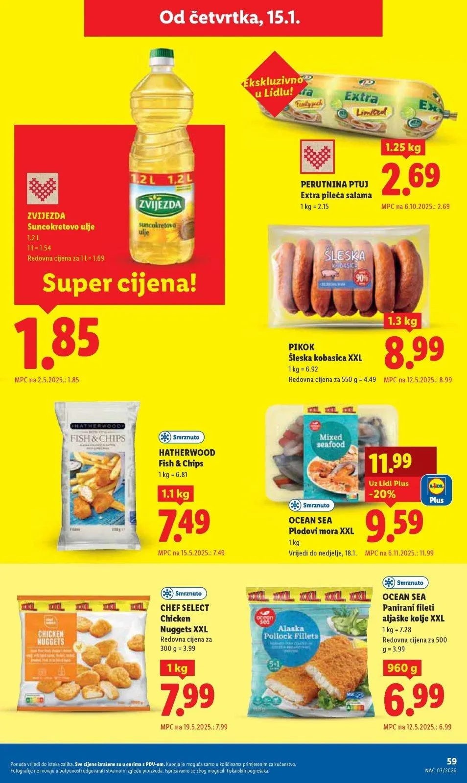 Katalog Lidl katalog do 18.01.2026 od 15. siječnja do 18. siječnja 2026. - Pregled Stranica 59
